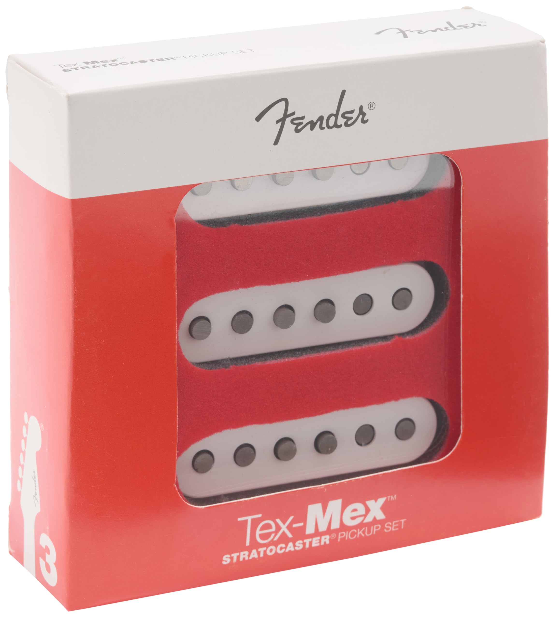 Fender Tex-Mex Stratocaster Pickups, Set Of 3 - White