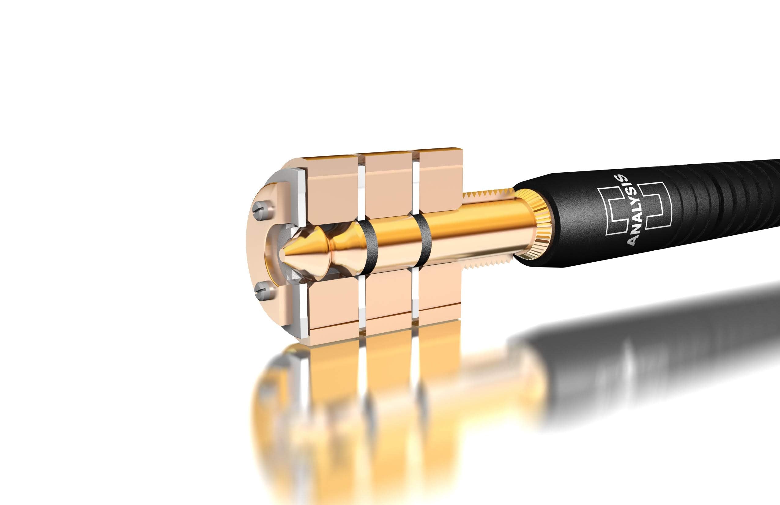 QiJack Stereo TRS Output Jack for Guitar/Bass with Mounting Hardware