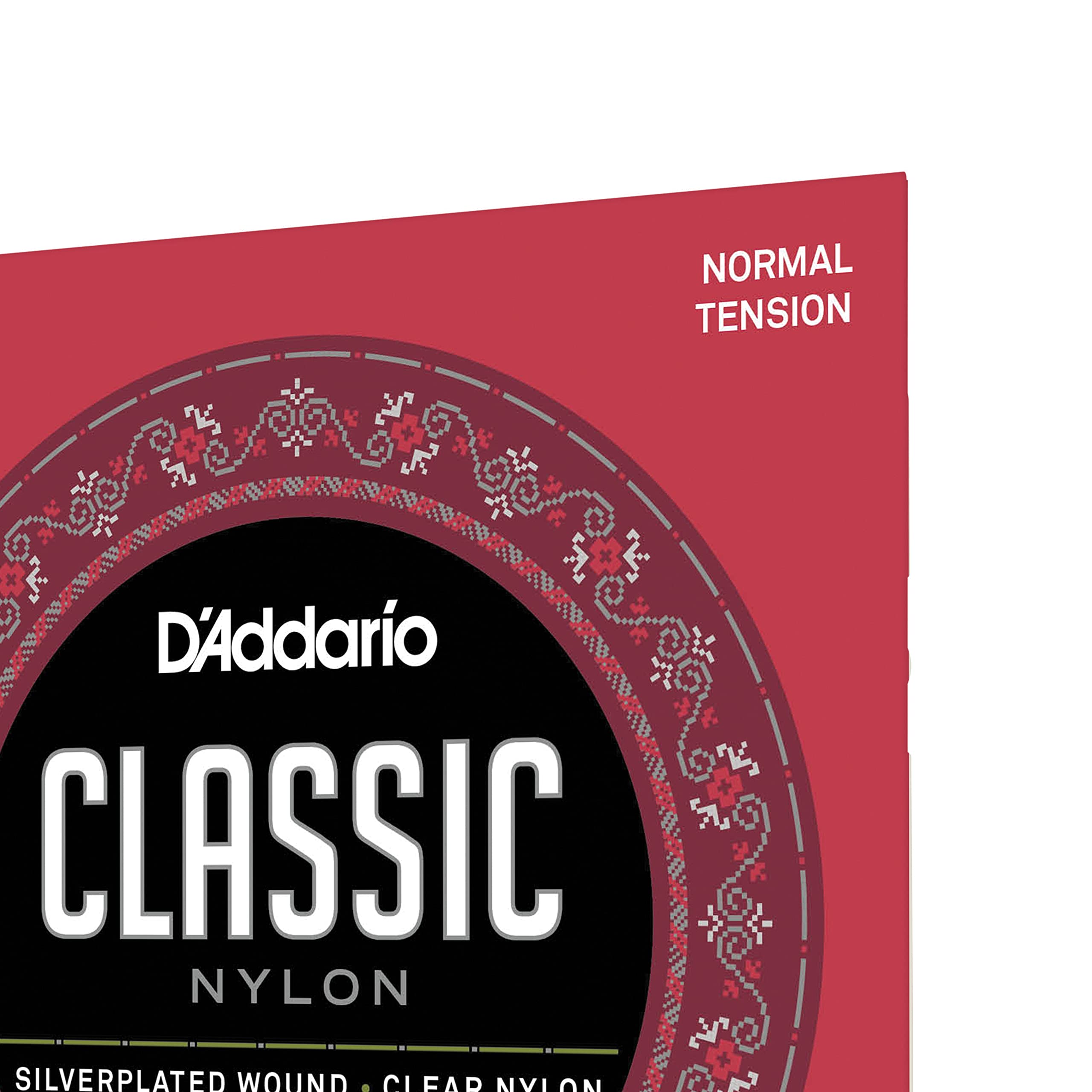 D'Addario Classical Guitar Strings - Classic Nylon Guitar Strings - EJ27N 1/2 - Guitalele Strings - Silver Plated Wrap, Nylon Co