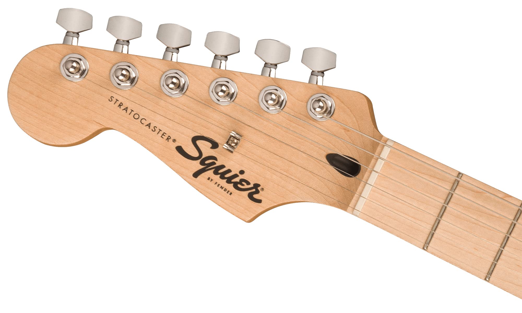 Fender Squier Sonic Stratocaster Left-Handed - Black Bundle with Tuner, Strap, Picks, and Austin Bazaar Guitar DVD