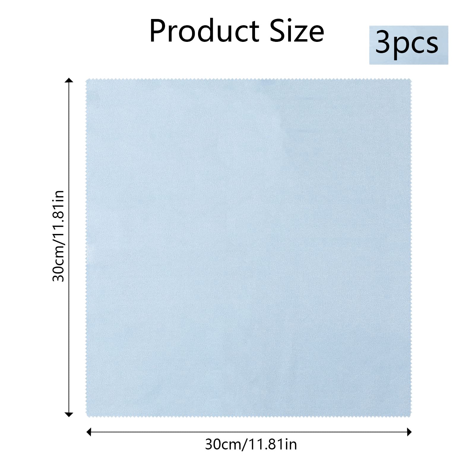 3 Pcs Flute Cleaning Cloth Microfiber Clean Cloths Violin Cleaning Cloth Soft Lint Free Guitar Cleaning Cloth for Flute Cello Vi