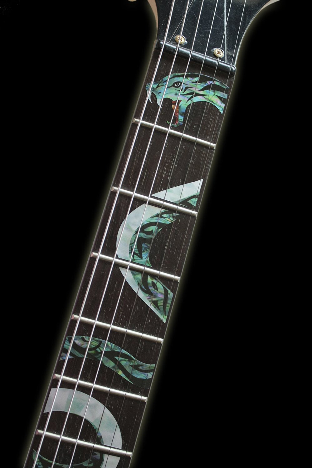 Jockomo Twisted Snake Guitar Inlay Sticker