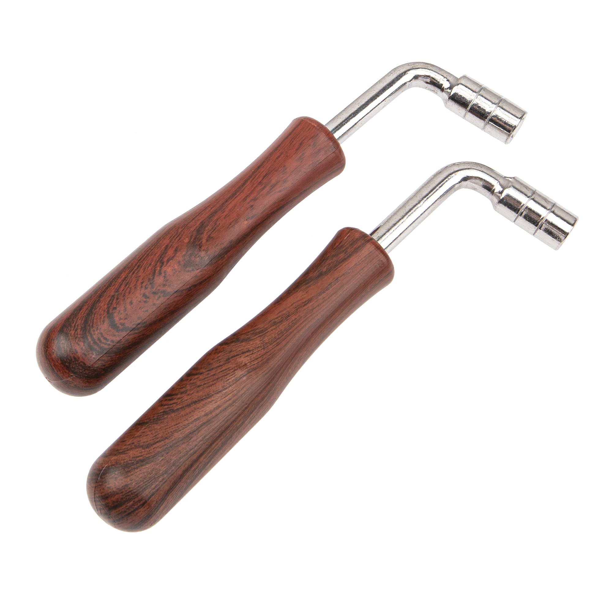 2Pcs Yootones L-shape Piano Tuner Spanner Professional Wrench Square Shape Tip Tuning Hammer Tuner Spanner Tool Compatible with 