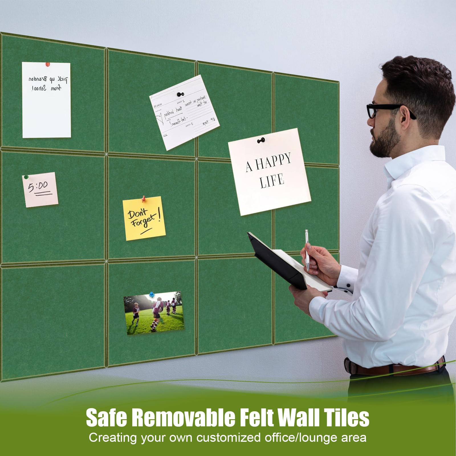 12 Pack Acoustic Panels Soundproof Wall Panels 12''X12''X0.44'' Sound Panels High Density Sound Dampening Panels with Safe Remov