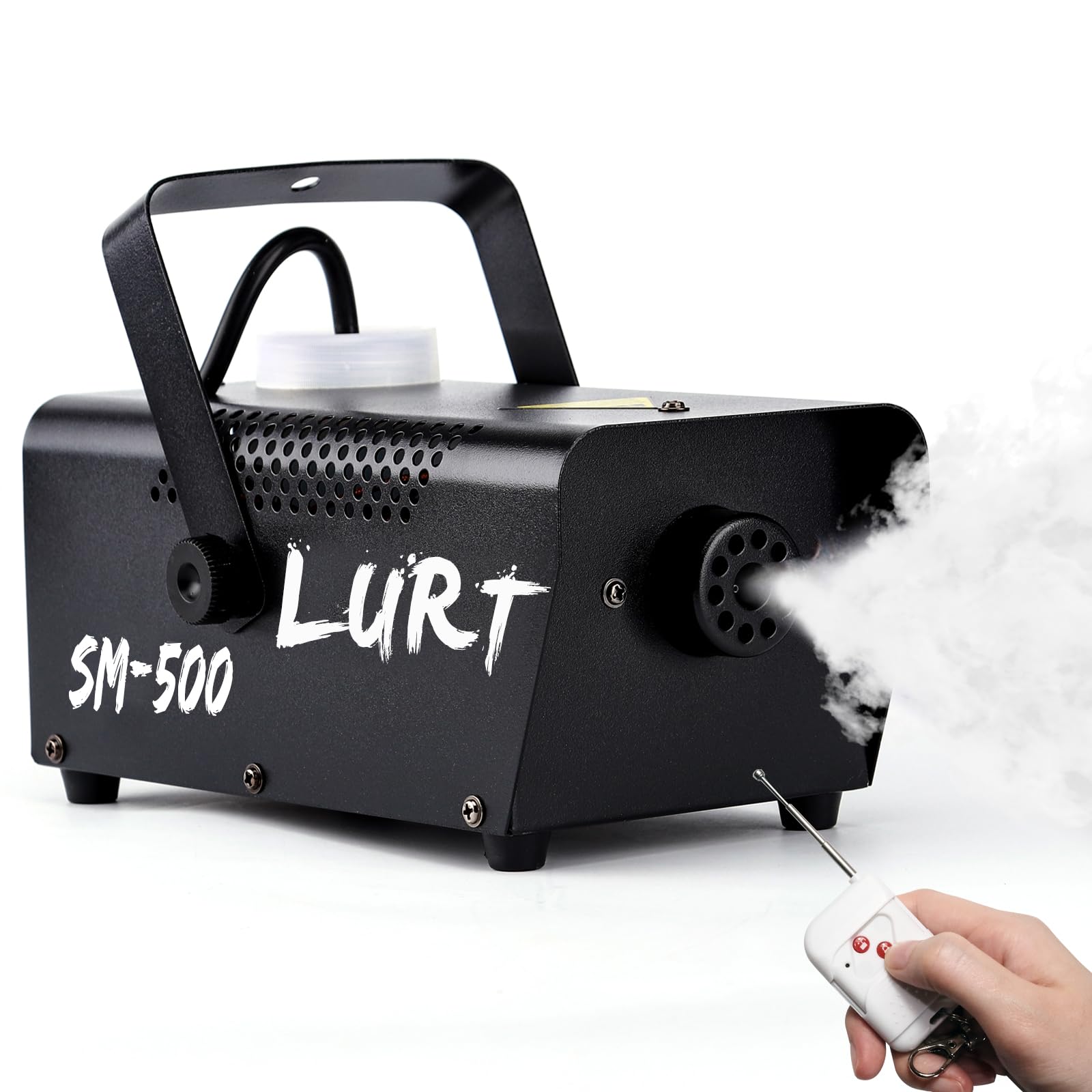Fog Machine LURT 500W Mini Smoke machine with Wireless Remote Control and Auto Mode Portable for Parties,Outdoor,Halloween,Weddi