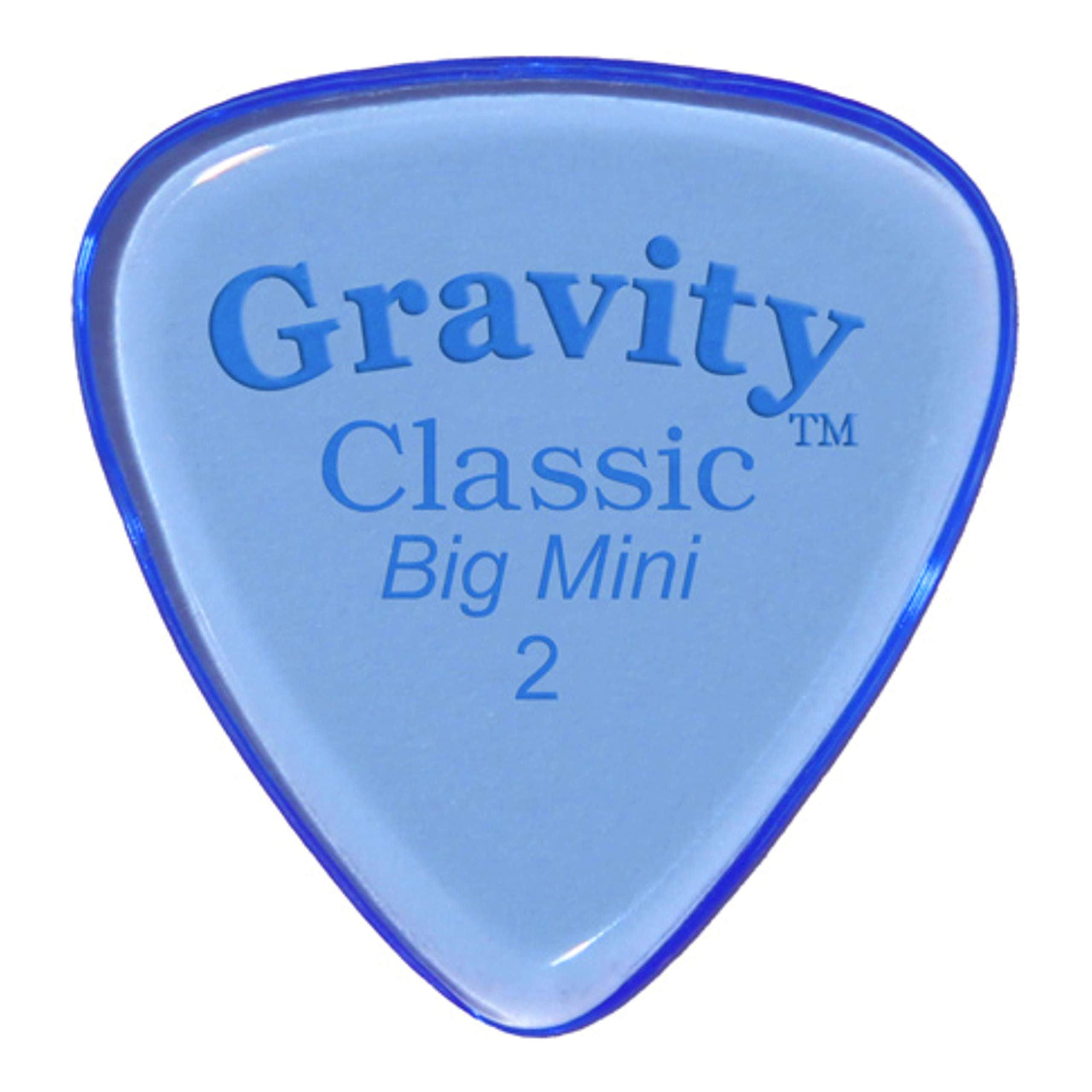 Gravity Picks Classic Guitar Pick - Made Of Acrylic Material - Polished By Professionals - Better Grip To Avoid Slippage - 2.0Mm
