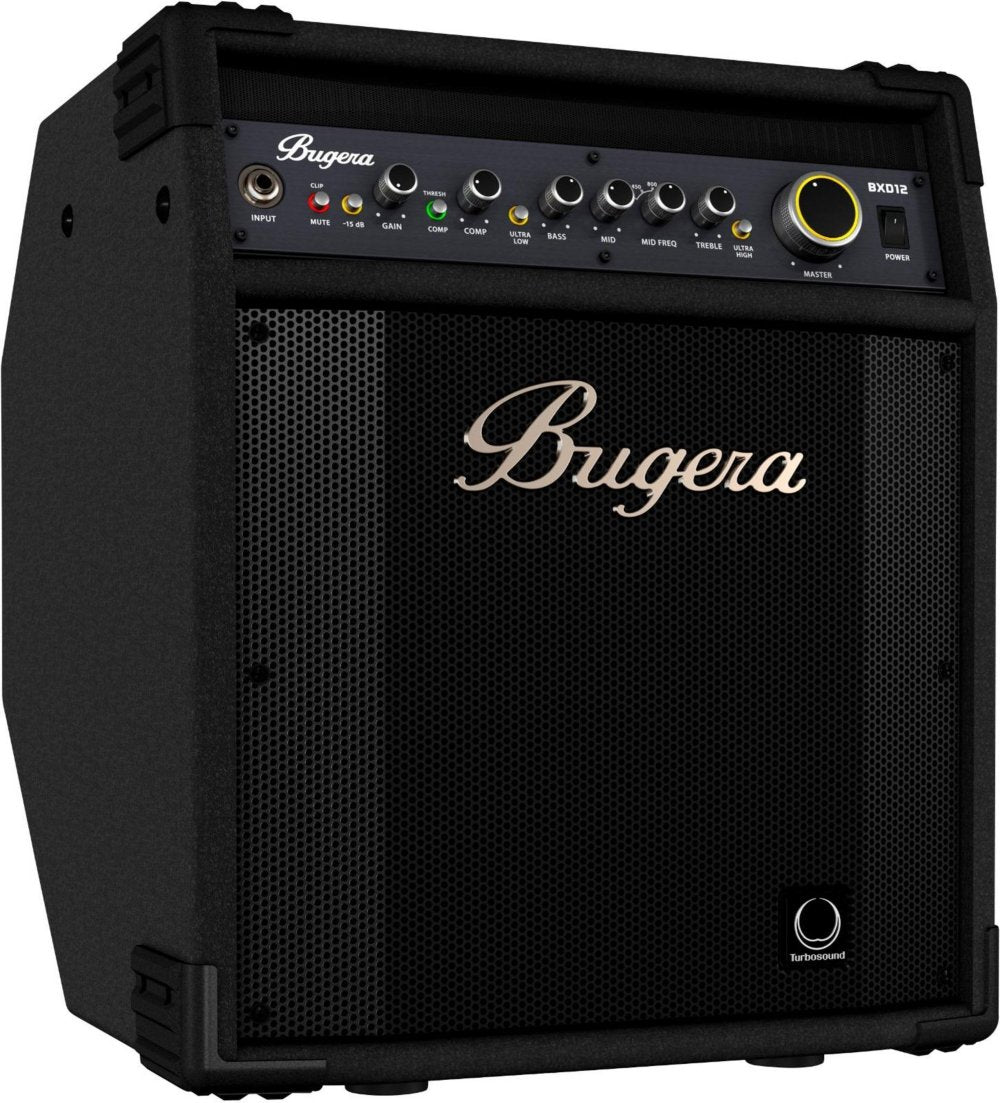 Bugera BXD12 1000 Watt Bass Amplifier with Original 12 Turbosound Speaker, MOSFET Preamp, Compressor and DYNAMIZER Technology