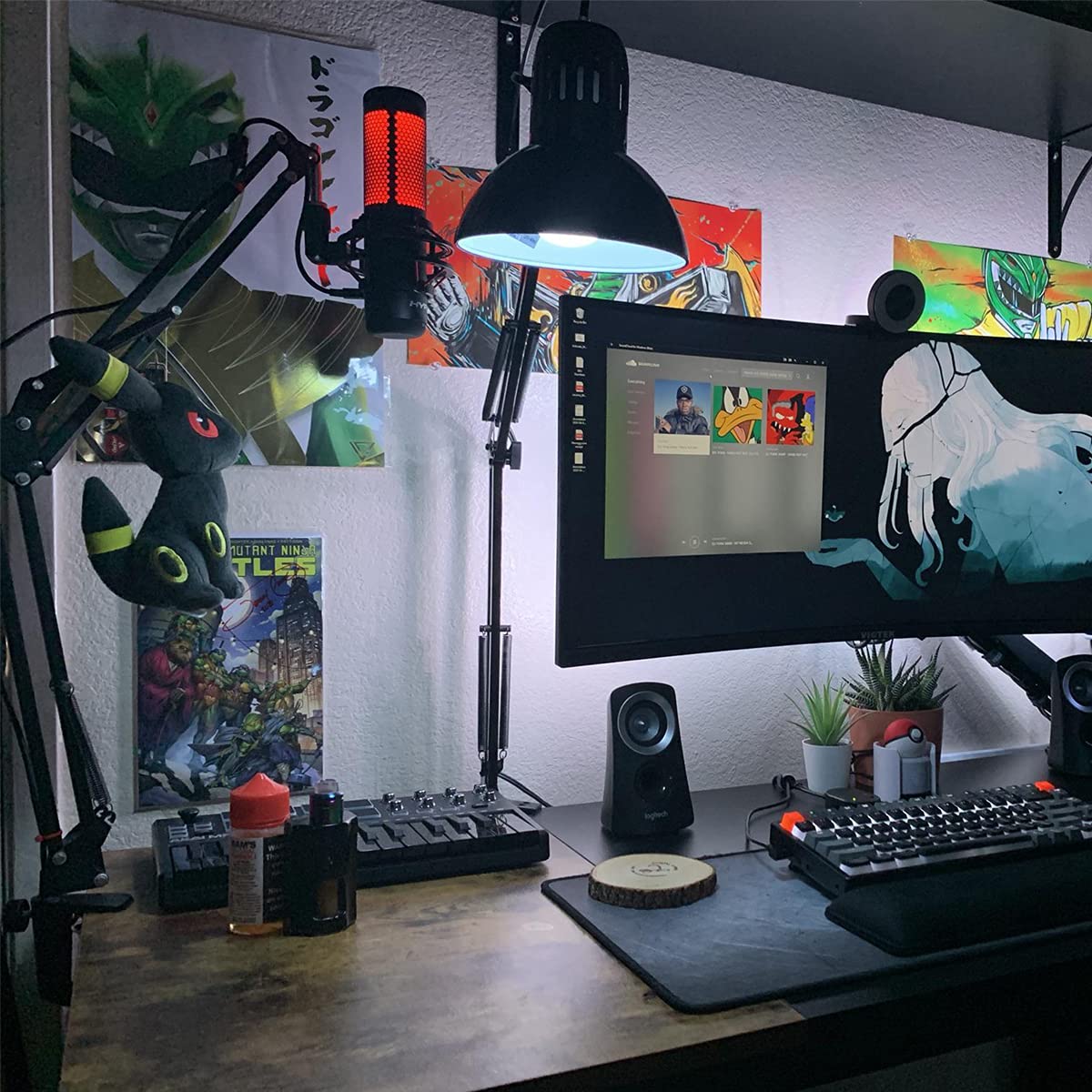 Boom Arm For Hyperx Quadcast Microphone, Adjustable Suspension Mic Scissor Stand, For Studio Recording & Broadcasting Compatible