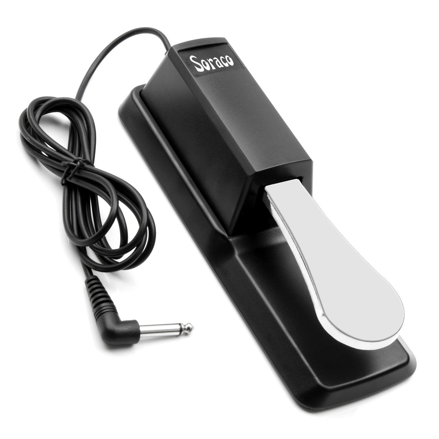 Soraco Sustain Pedal Universal for Yamaha Casio Roland Korg Behringer Moog Piano Midi Electronic keyboards Style with Polarity S