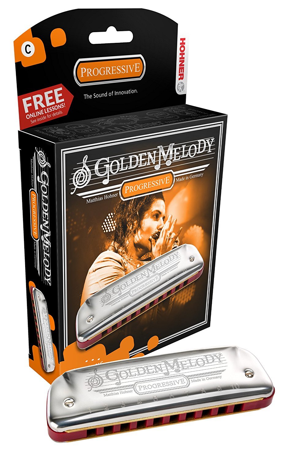 Hohner Golden Melody Harmonica, C