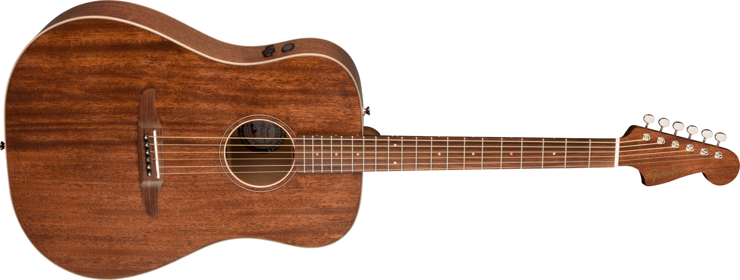 Fender All-Mahogany Redondo Special Acoustic Guitar, Natural, Pau Ferro Fingerboard, with Gig Bag