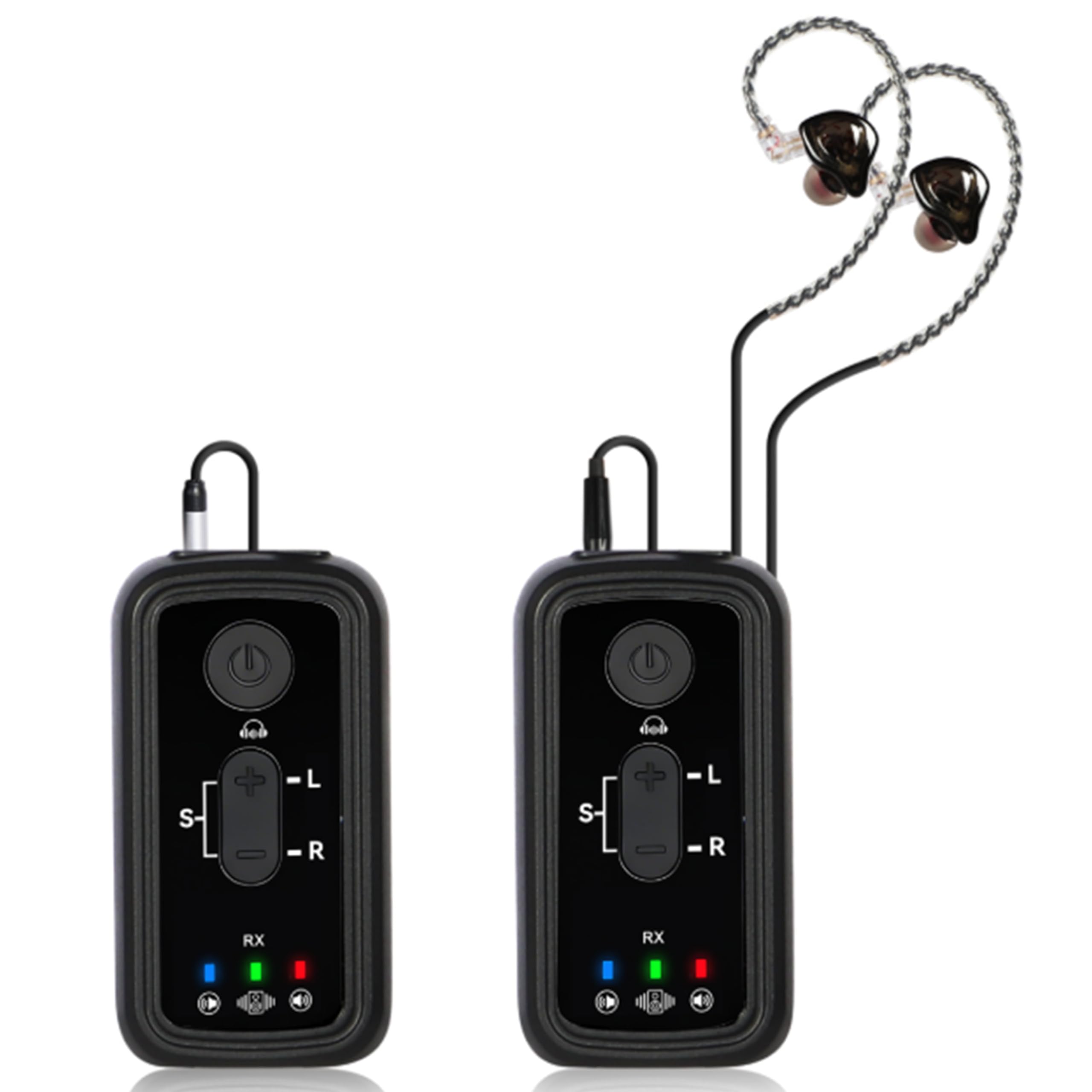 Audio Array Wireless Iem Audio System | 24Bit/48Khz Audio | 108Db Dynamic Range | Stereo/Mono Input | 20-30M Range | Otg Output 