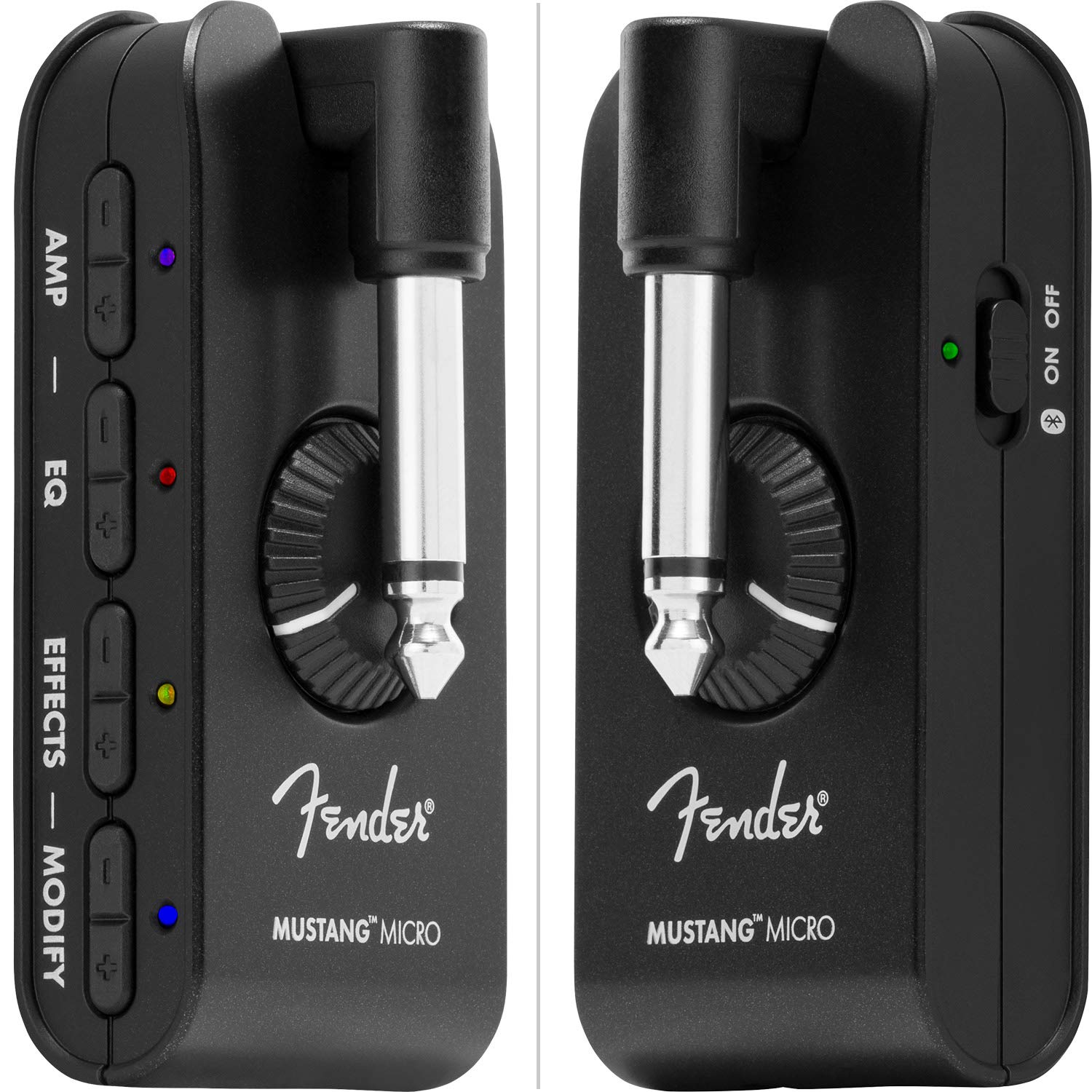 Fender Mustang Micro Personal Guitar Amplifier Bundle with Austin Bazaar Exclusive 12-Pack Picks and Instructional DVD