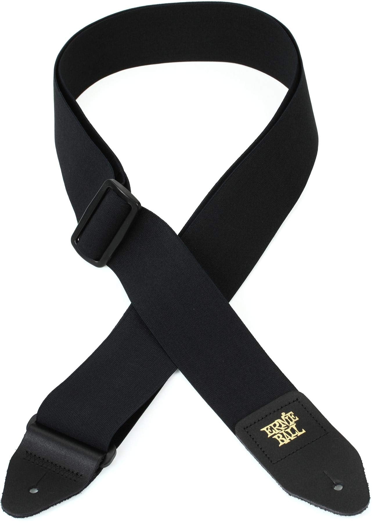 Ernie Ball Stretch Comfort Guitar Strap, Black (P04143)