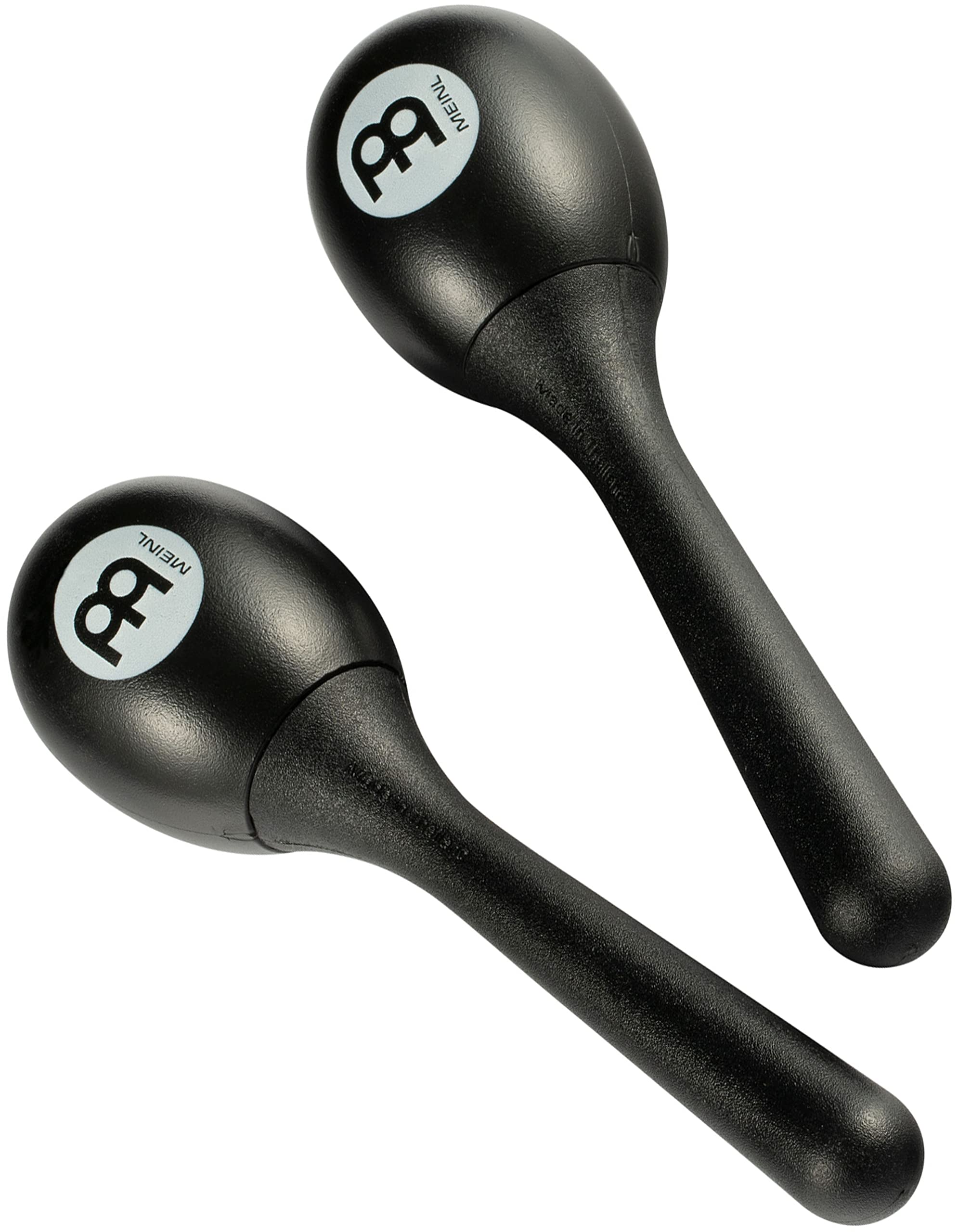 Meinl Percussion PEMBK Plastic Egg Maracas, Black