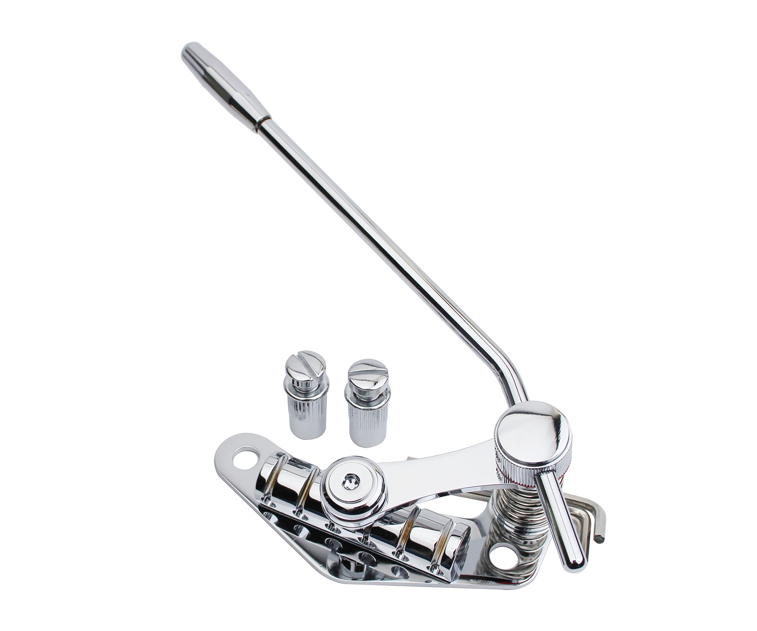 Guyker Tune-O-Matic Style Electric Guitar Bridge Stop Bar Tailpiece Tremolo Compatible With Lp Sg Guitars Tm85, Chrome
