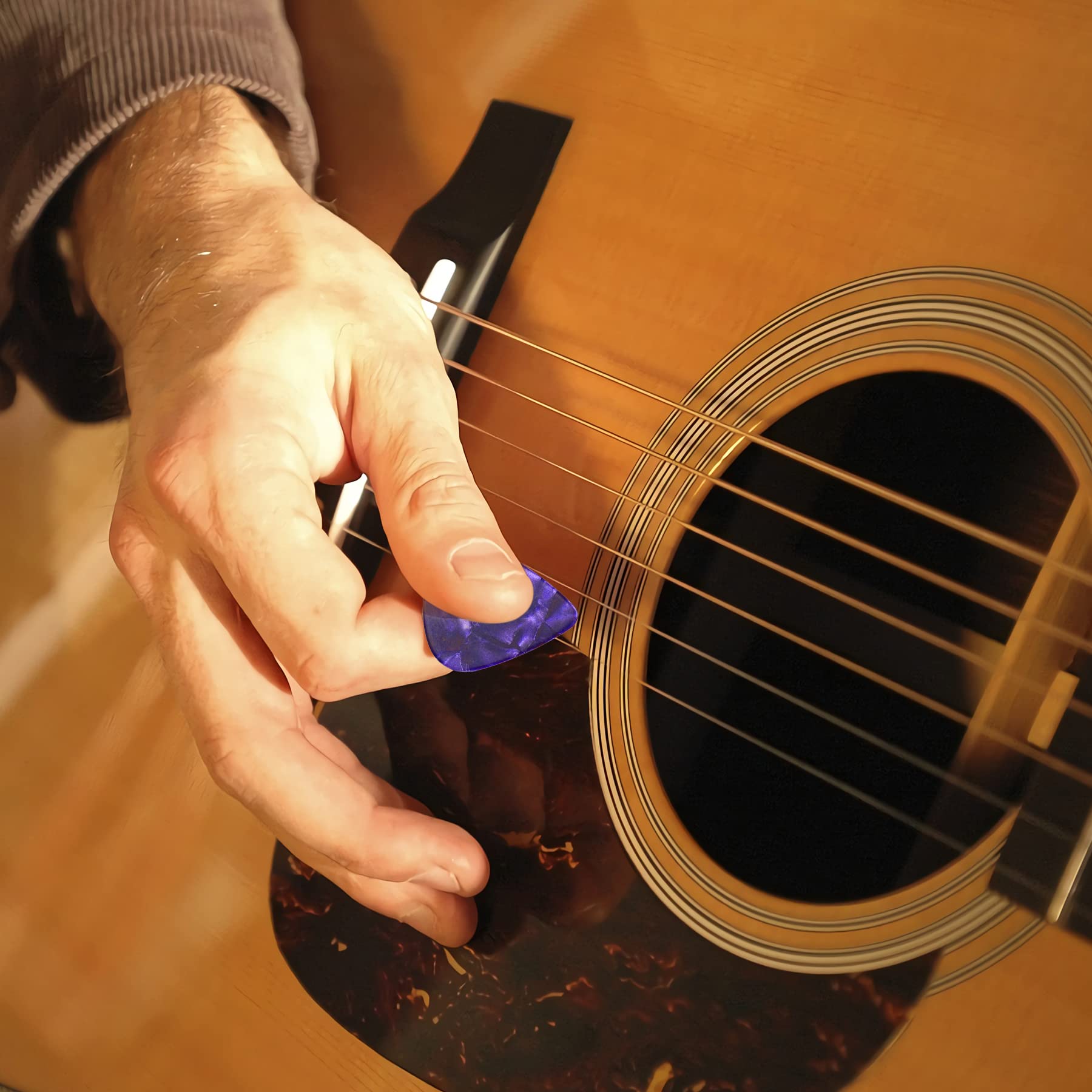 150 Pcs Guitar Picks Sampler Value Pack Mixed Colorful 0.46mm Thickness