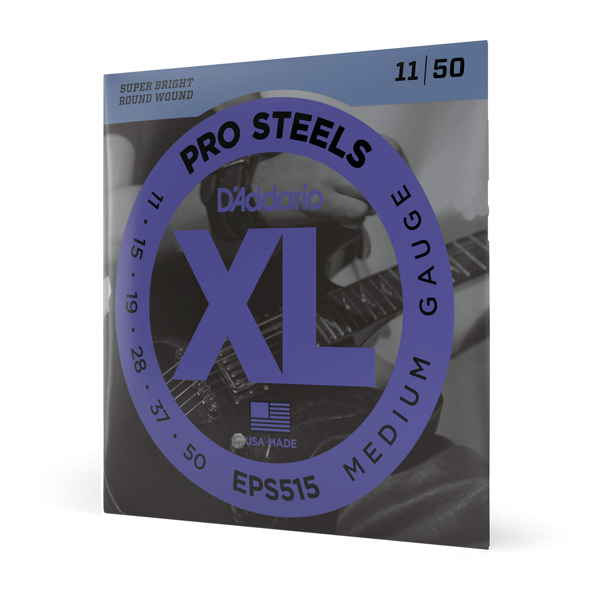 D'Addario Guitar Strings - Prosteels Electric Guitar Strings - Round Wound - Brighter, Crunchier, Increased Sustain - Eps515 - M