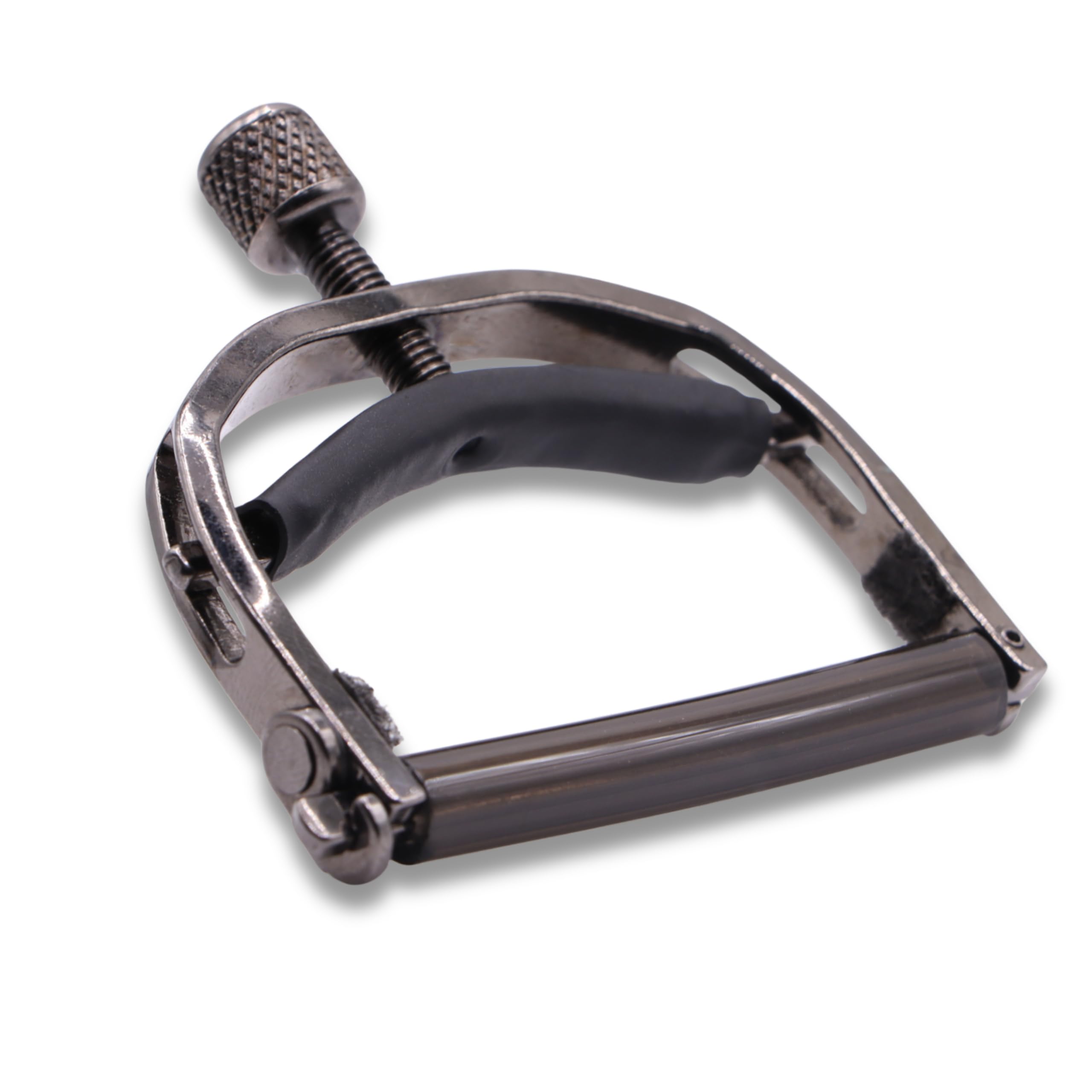 Paige Wide-Neck 6-String Acoustic Guitar Capo - Adjustable Tension, Buzz-Free - Smokey Black Finish