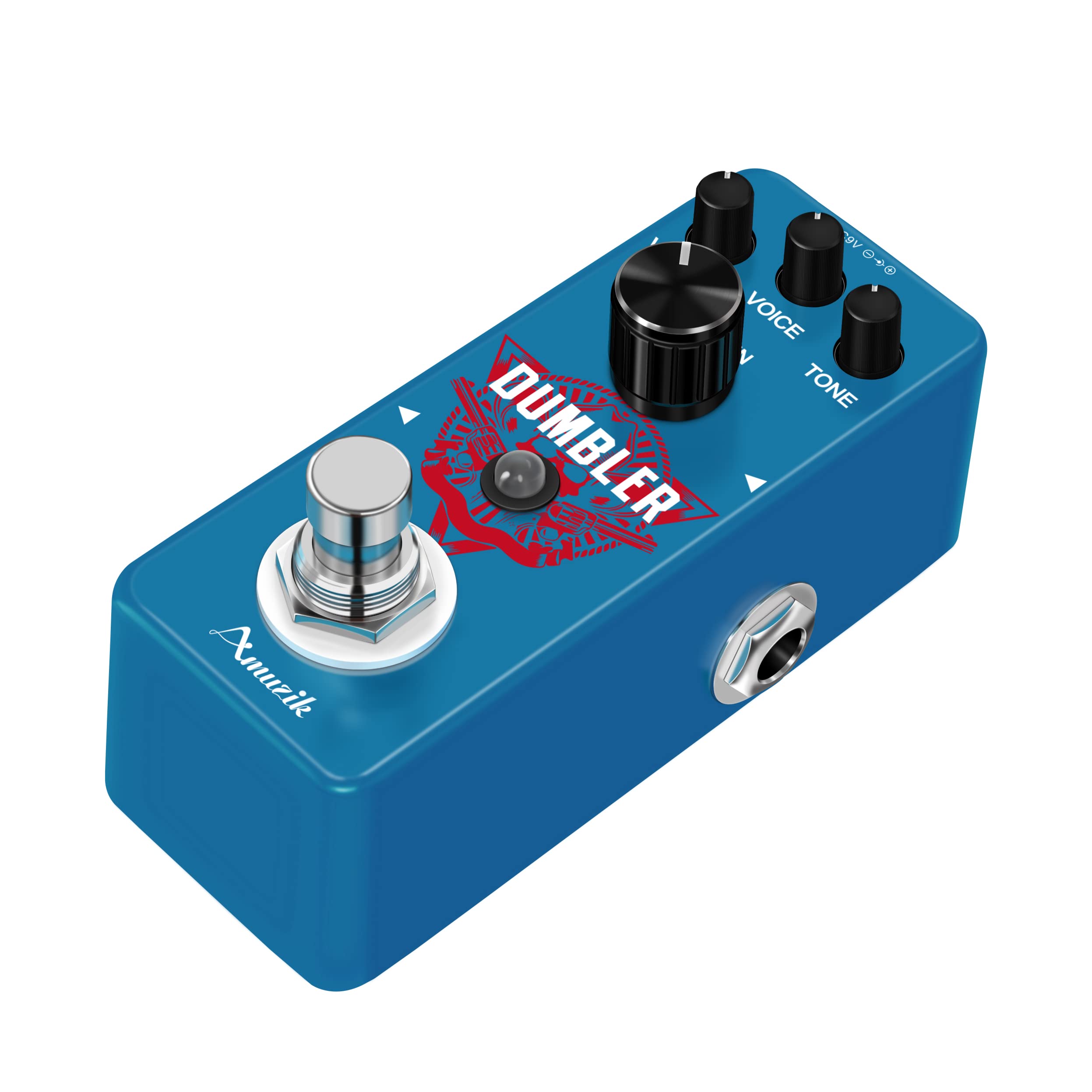 Amuzik Guitar Dumbler Effect Pedal for Electric Guitar Analog Dumbler Effects Pedals with Amp simulator Effect Overdrive Pedals