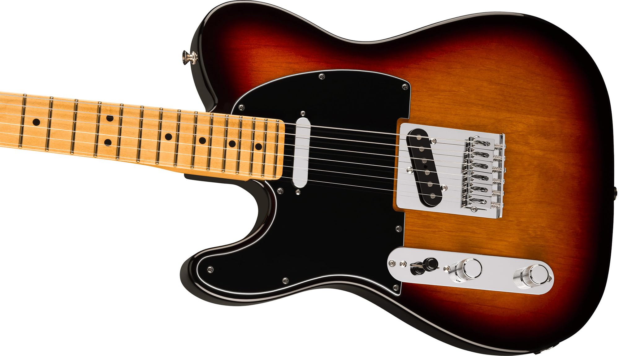 Fender Player II Telecaster Left-Handed - 3-Color Sunburst Bundle with Gig Bag, Strap, Cable, 3-Pack Picks and Guitar Cleaning K