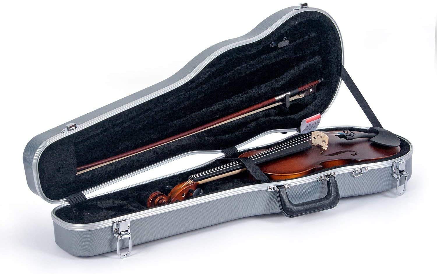 Crossrock 4/4 Violin Case-Backpack Style in Silver (CRA860SVFSL)