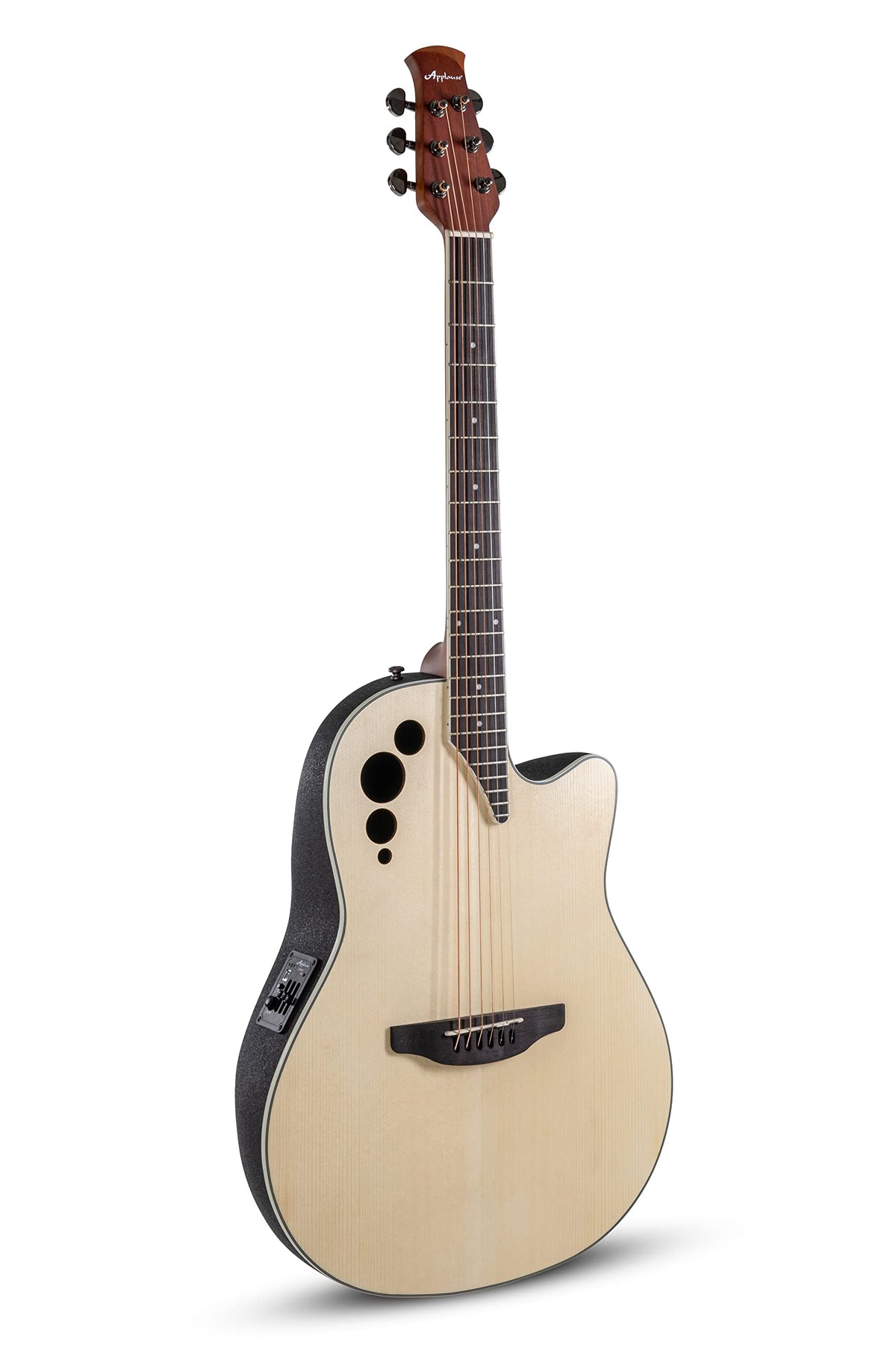 Ovation Applause Ae44-4S Mid-Depth Acoustic-Electric Guitar - Natural Satin