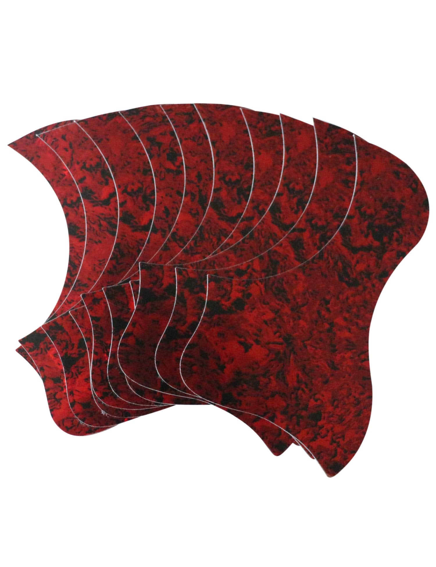 Metallor Acoustic Guitar Pickguard Anti-Scratch Guard Plate Self Adhesive Bird Shape Pick Guards Cool Guitar Accessories Gifts G