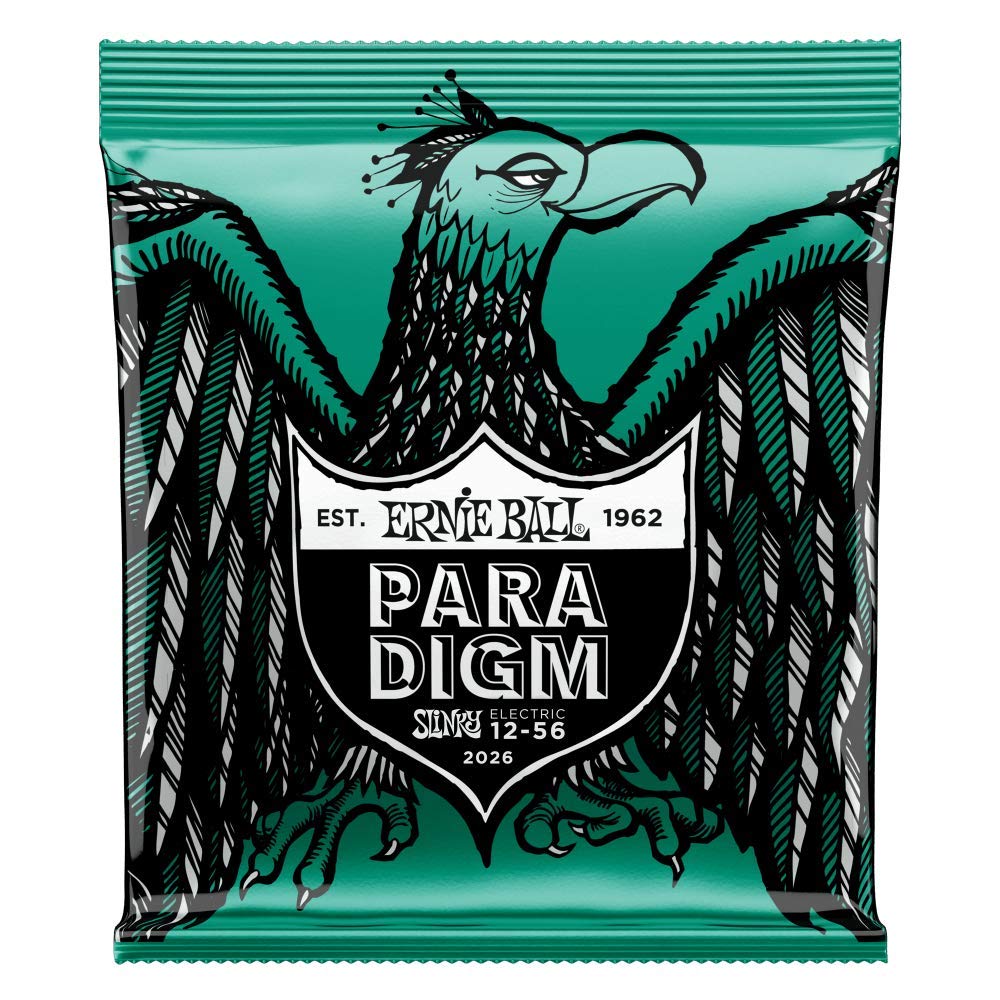 Ernie Ball Paradigm Not Even Slinky Electric Guitar Strings, 12-56 Gauge (P02026)