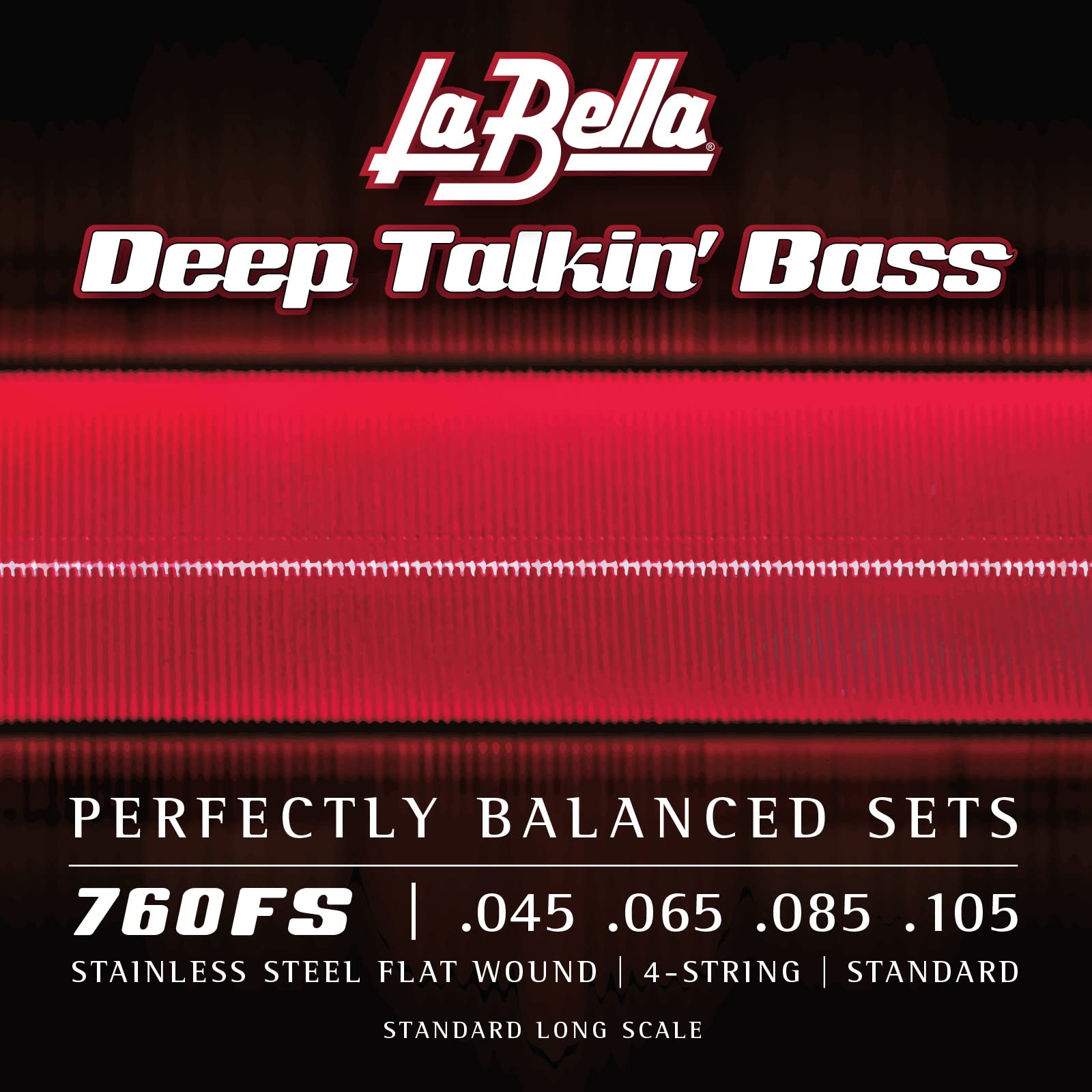 La Bella 760Fs Deep Talkin Bass Flats - Standard 45-105