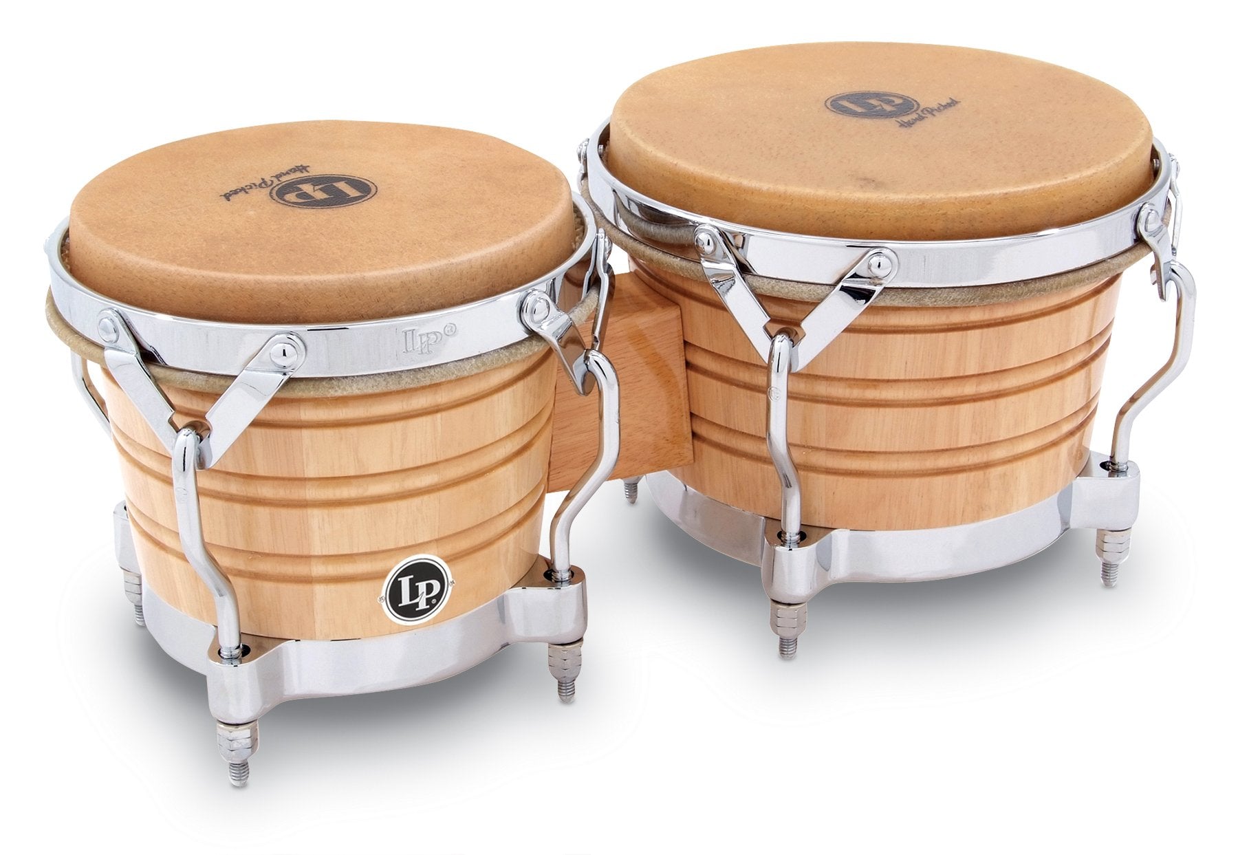 Latin Percussion LP Generation II Bongos, Natural/Chrome