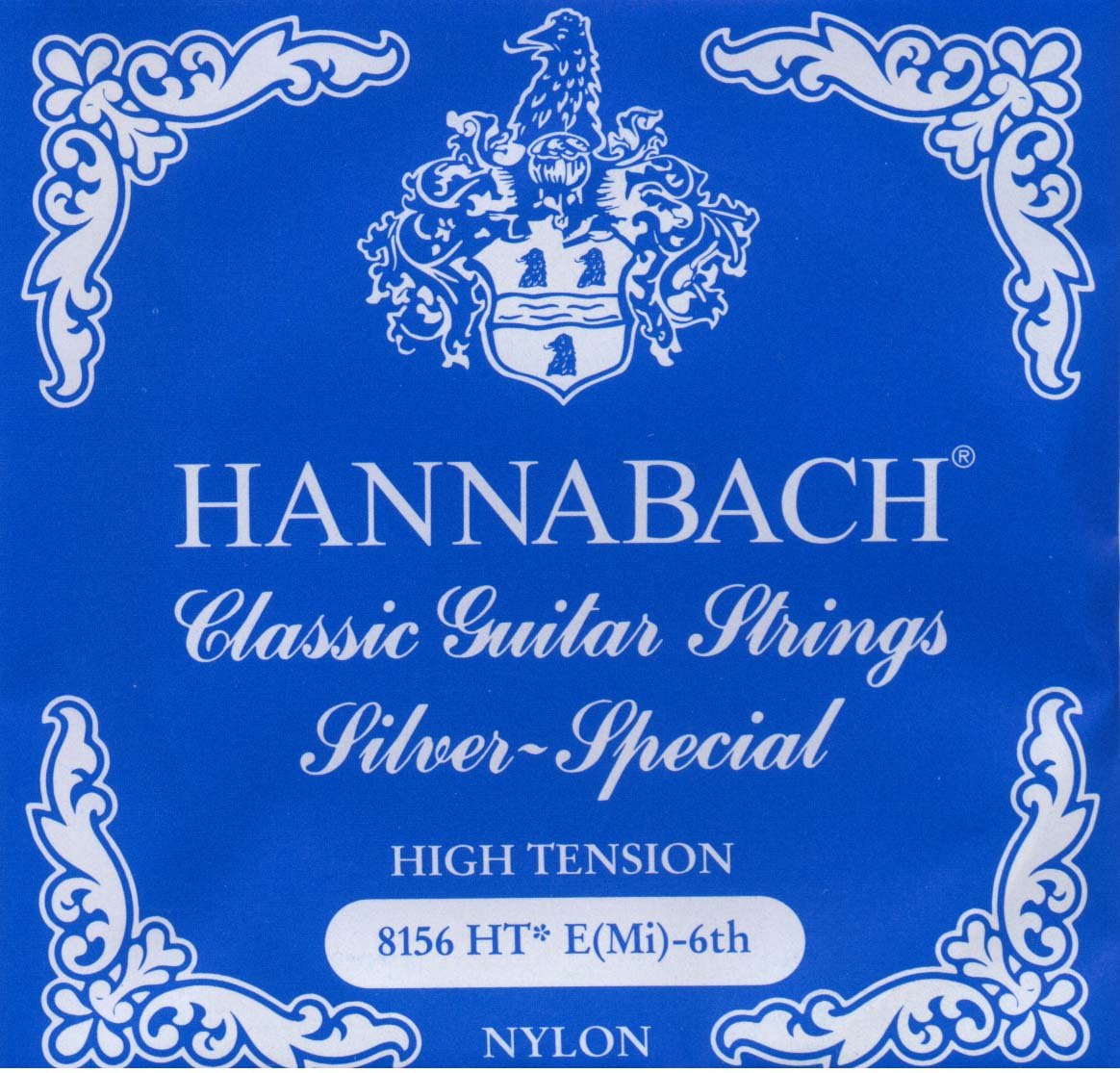 Hannabach Series 815 High Tension Silver Special Single E6 String For Classic Guitar (652536)