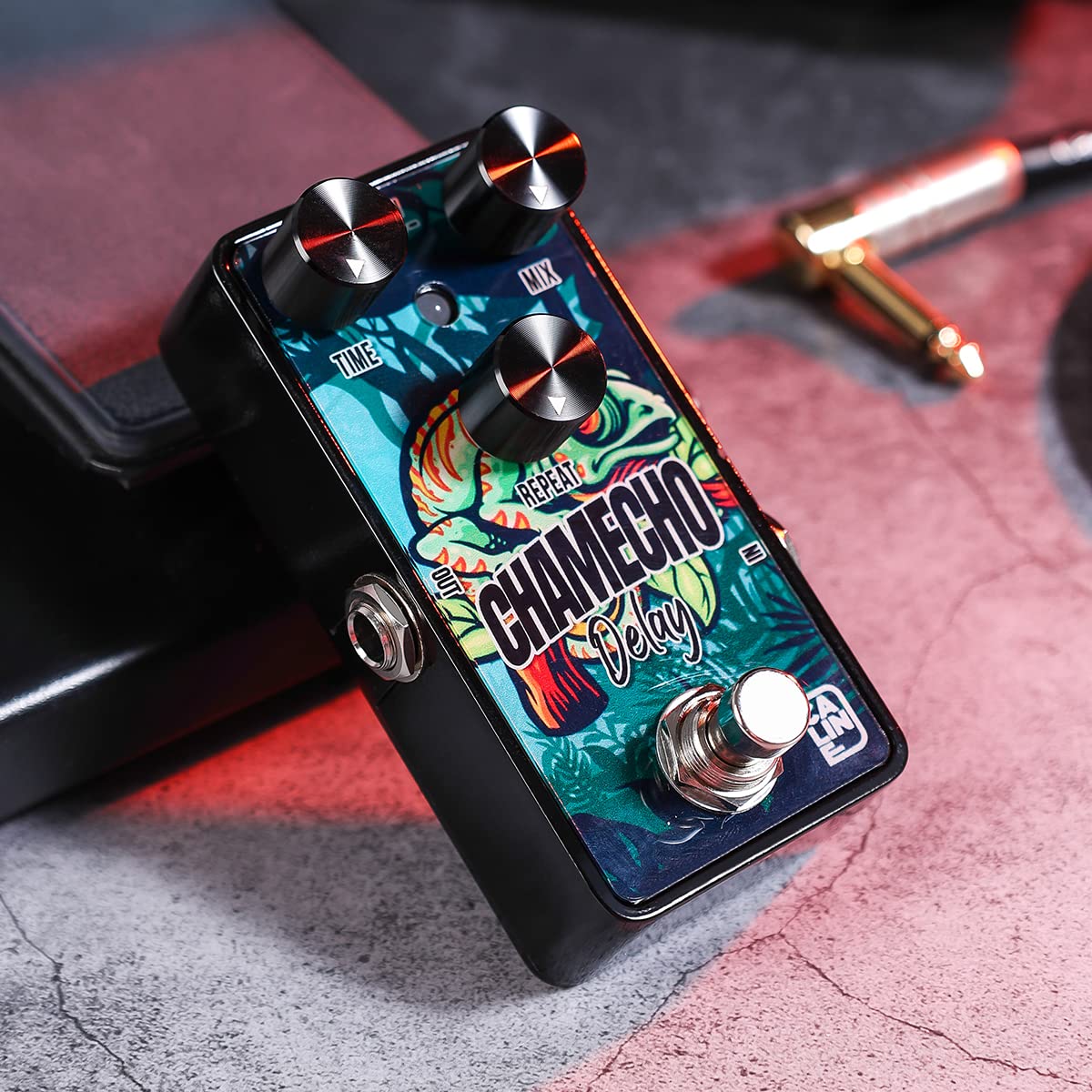 Caline Mini Guitar Delay Pedal G Series G009 Analog Delay Effects Pedal Offering Warm Crunchy Vintage Repeats for Electric Guita