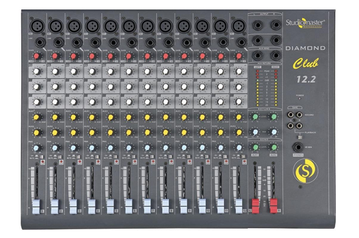 Studiomaster Daimond Club Series Mixer Dc12.2