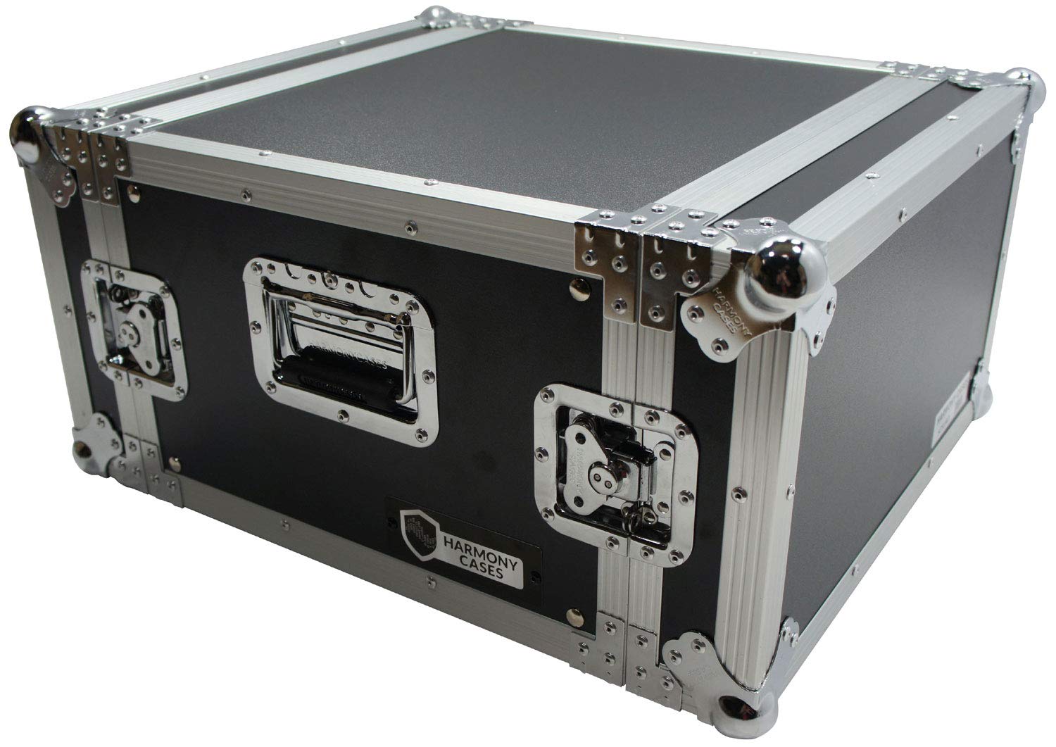 Harmony Cases HC6UAD DJ Flight Amp 6U Rack Space Road Travel Amplifier Case