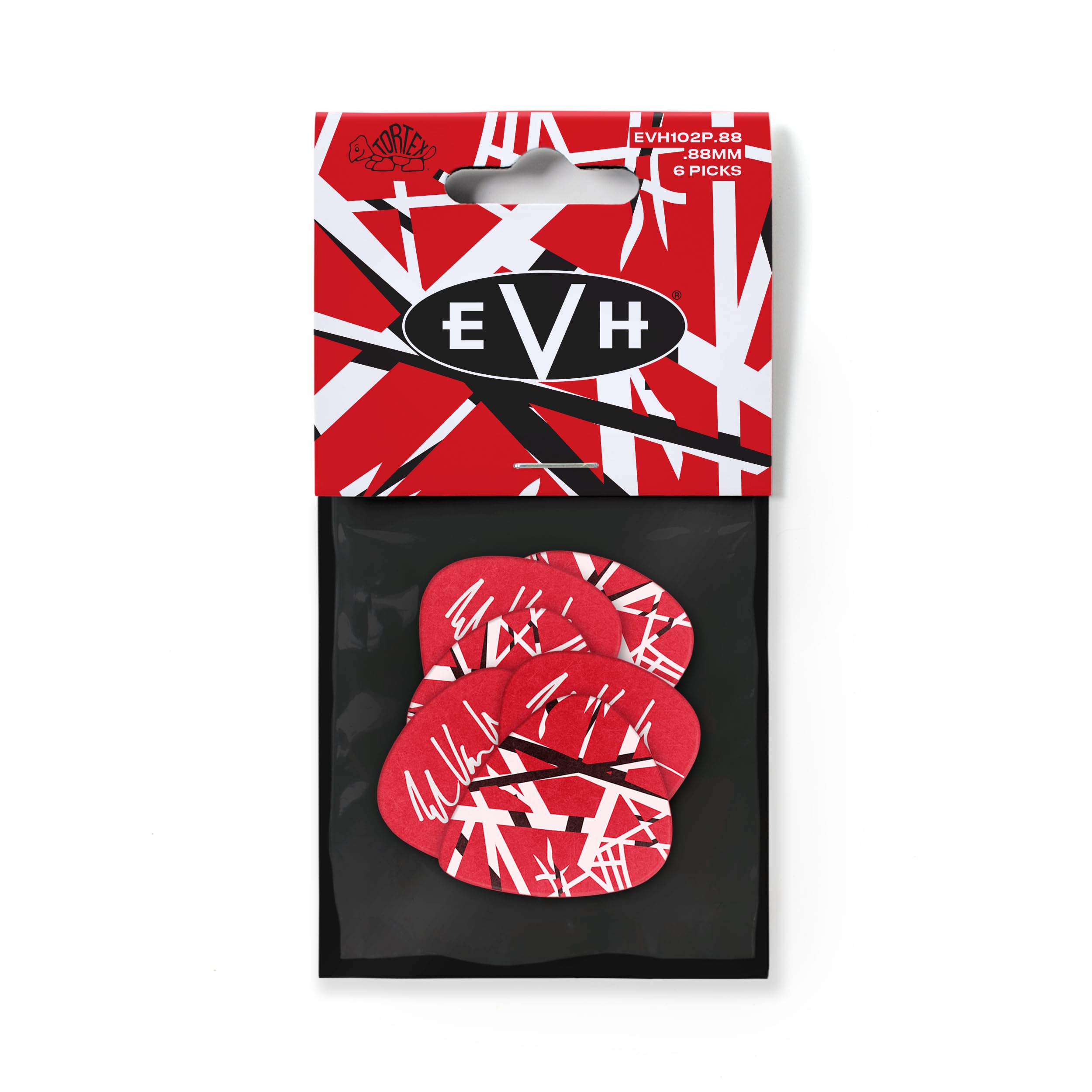 Jim Dunlop EVH Tortex Frankenstein Picks .88mm - 6 Pack