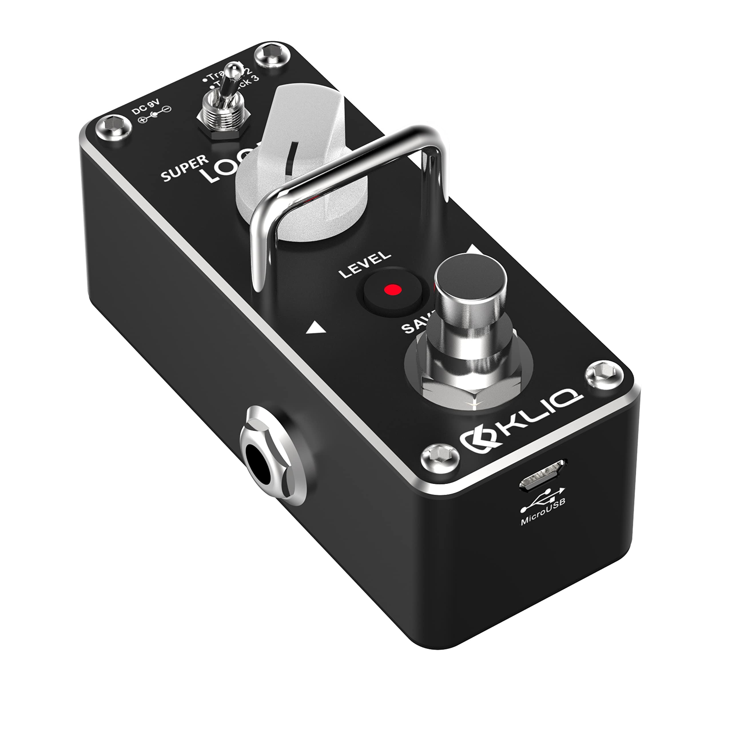 KLIQ Super-Looper Micro Looper Effect Pedal for Guitar & Bass
