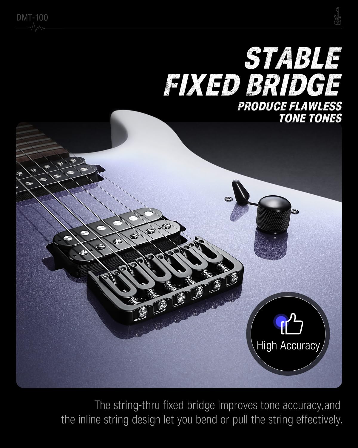 Donner Solid Body Electric Guitar, 39 Inch Metal Electric Guitar Beginner Kits with Bag, Strings, Strap, Cable, Strings Dampener