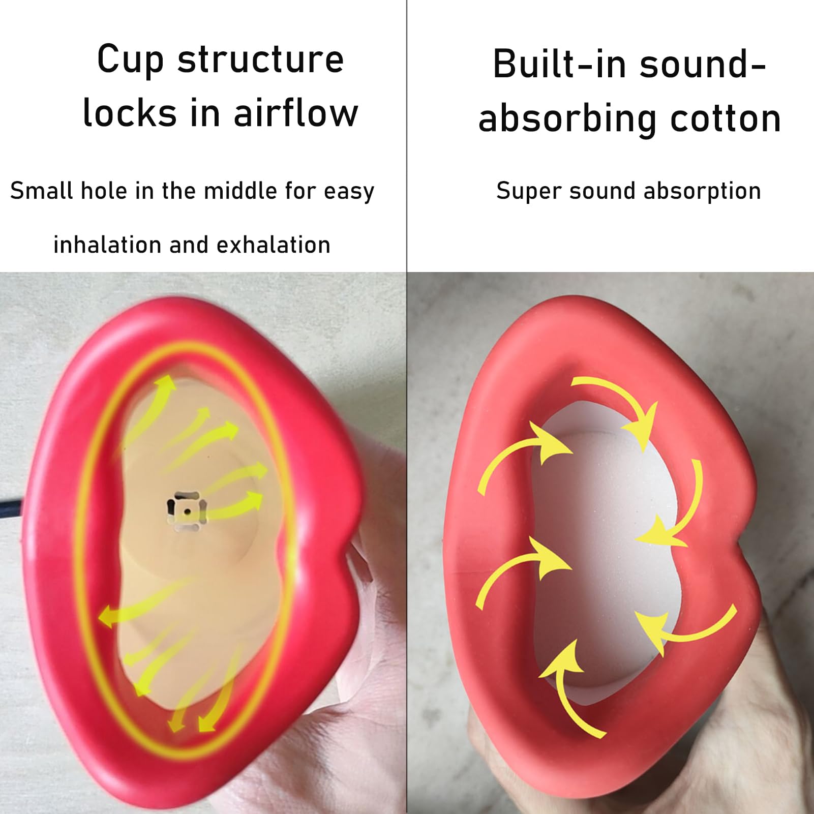 Vocal Dampener for Singing Practice, Performers, Stress Relief, Vocal Steamer for Singers, Portable Soundproof Home Learning Dom