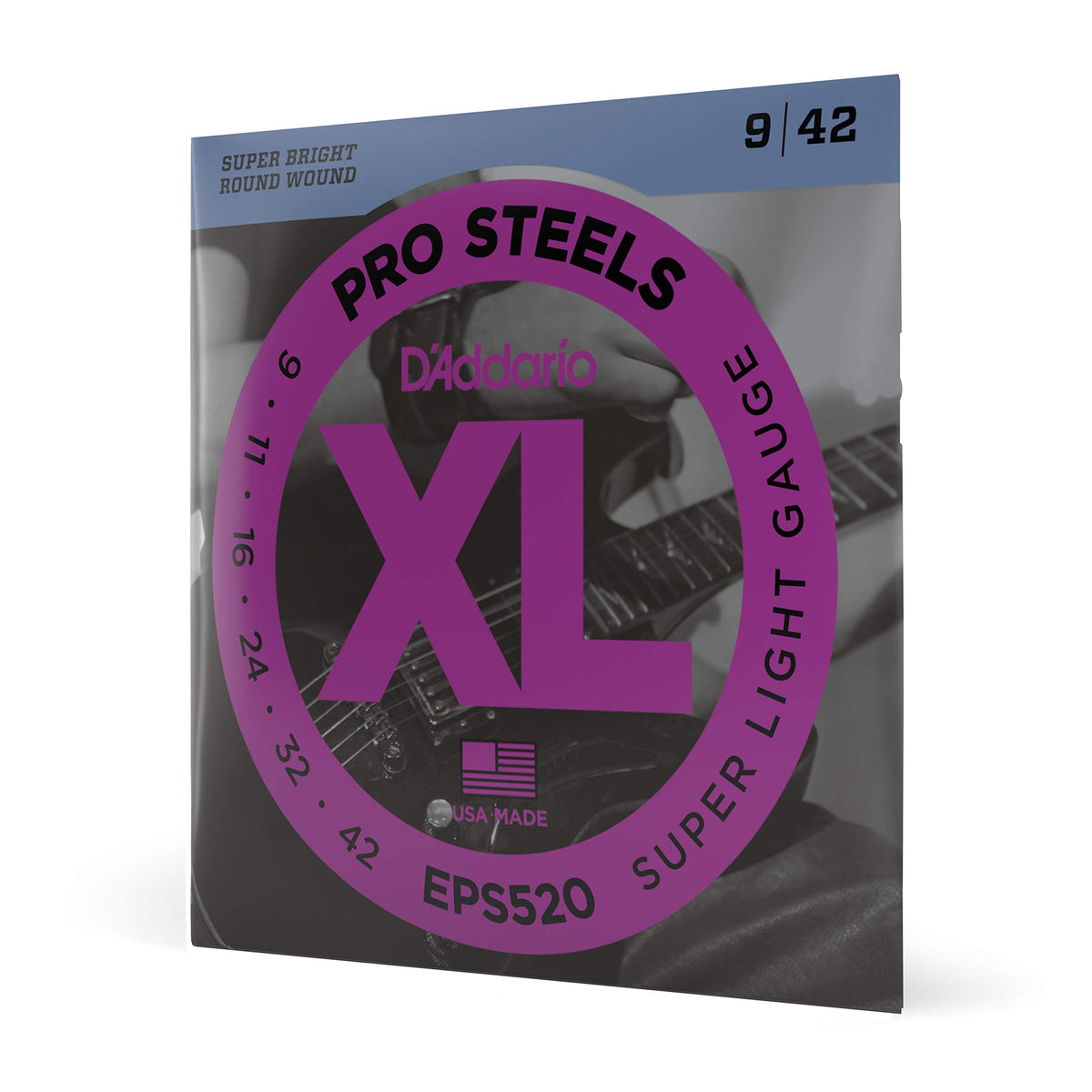 D 'Addario Guitar Strings - Prosteels Electric Guitar Strings - Round Wound - Brighter, Crunchier, Increased Sustain - Eps520 -