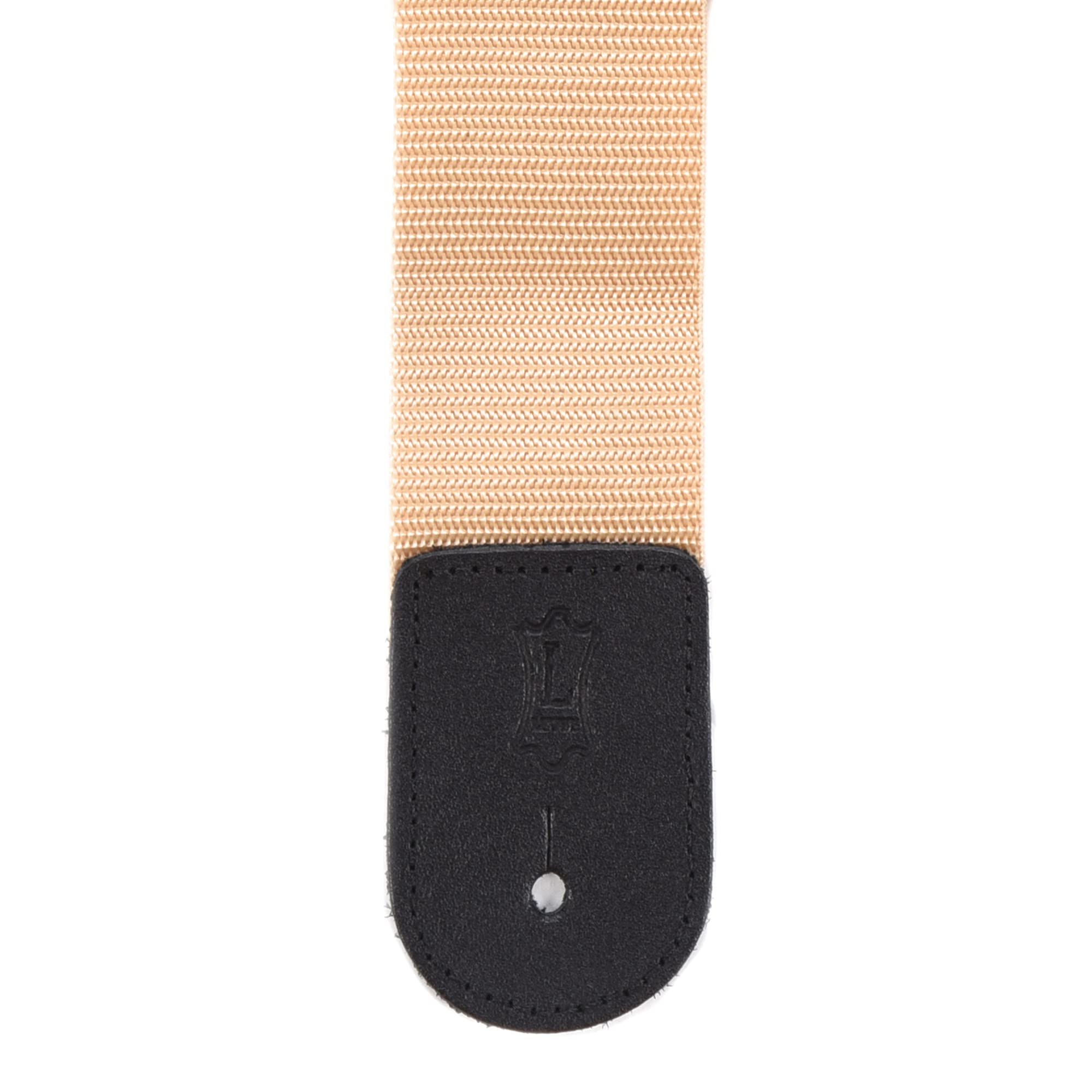 Levy's Leathers 2'' Polypropylene Guitar Strap with Genuine Leather Ends and Tri-glide Adjustment; Tan (M8POLY-TAN)