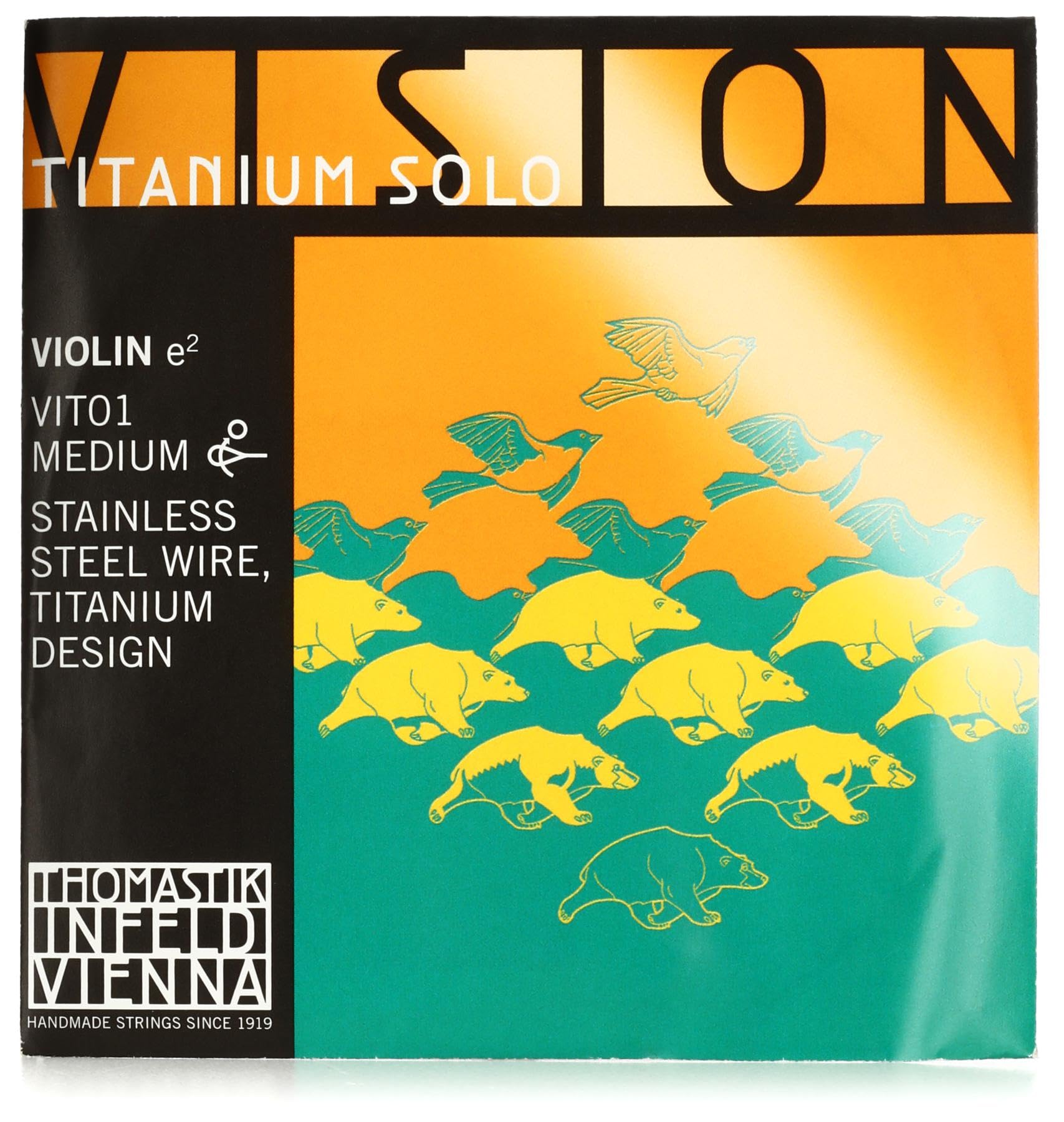Thomastik-Infeld VIT01 Vision Titanium Solo Violin E Strings 4/4 Size