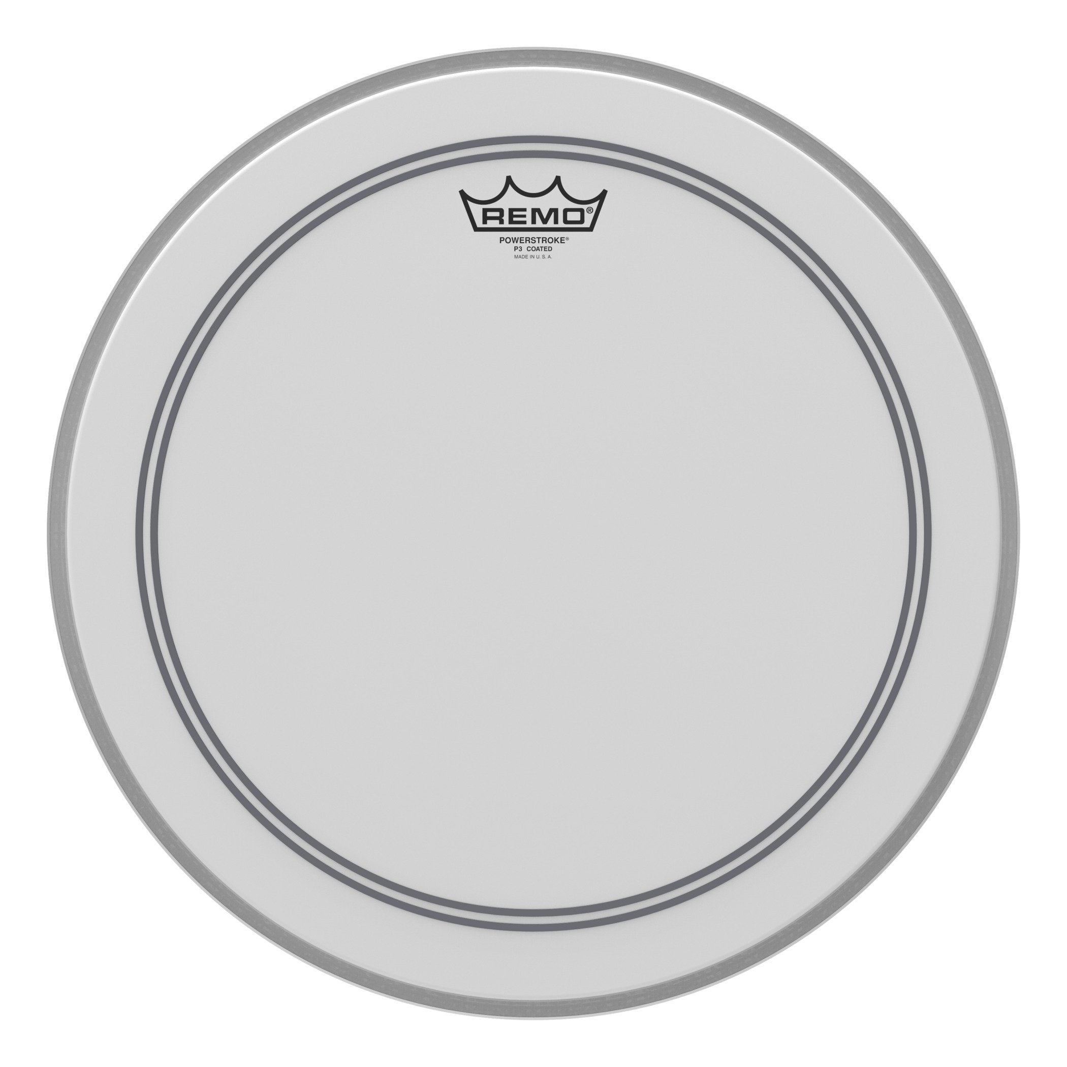 Remo Powerstroke P3 Coated Bass Drumhead, 16