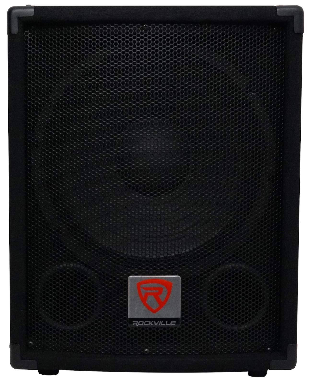 Rockville SBG1124 12 600W Passive 4-Ohm Pro DJ Subwoofer, MDF Cabinet, Pole Mount, Deep Bass, for DJs and Small Venues