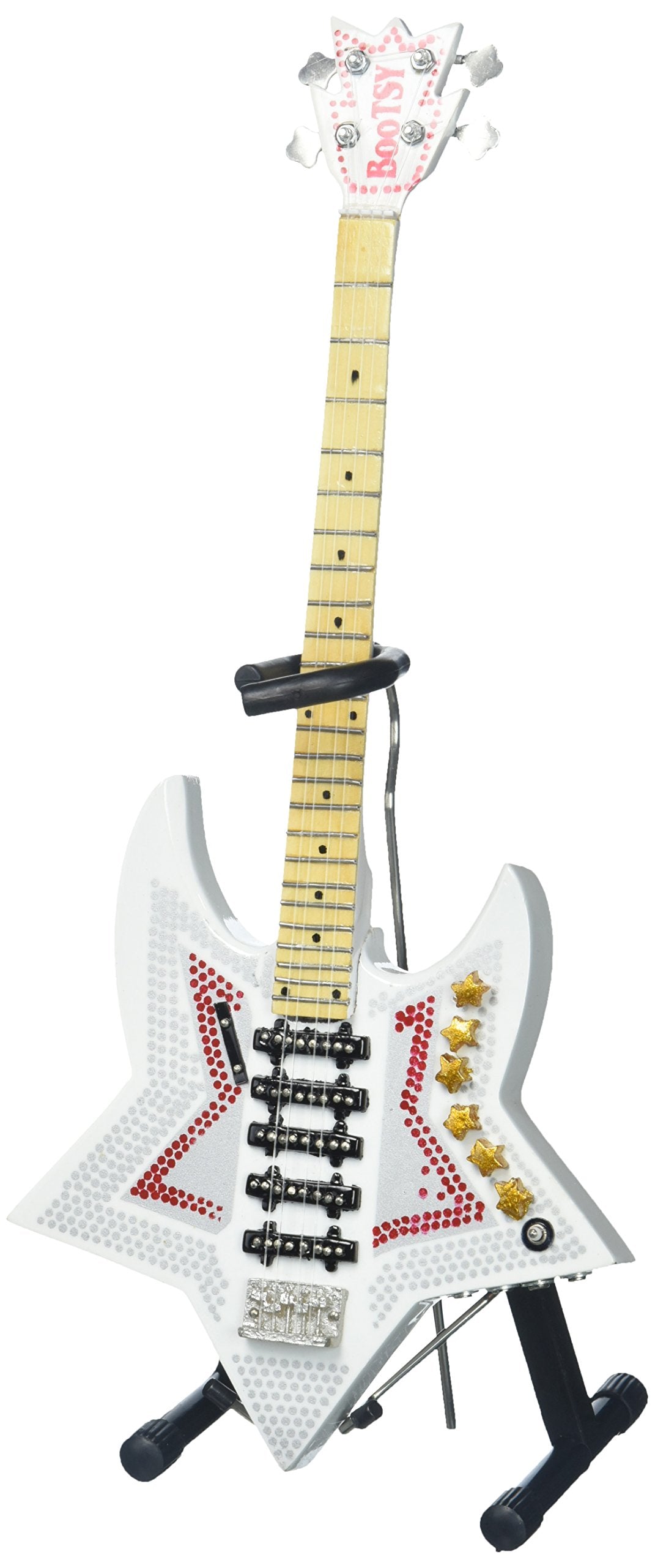 Axe Heaven Bc-279 Bootsy Collins Space Bass Mini Guitar, White
