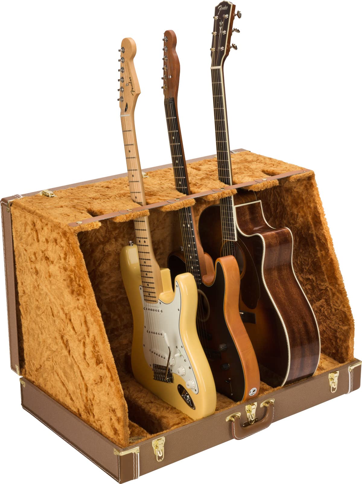 Fender Classic Series Case Stand, 5-Guitar, Brown