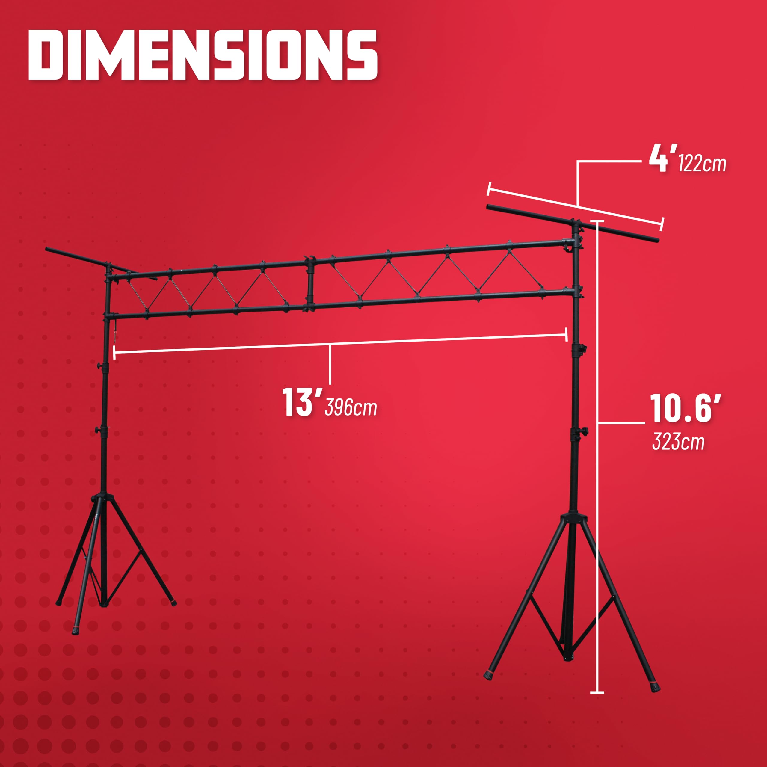 Frameworks Lightweight Aluminum Lighting Truss System