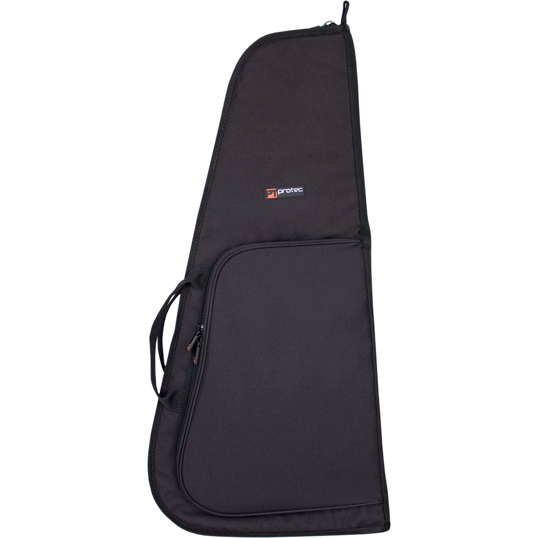 Protec Mandolin Gig Bag (A & F Style) with Backpack Straps-Silver Series, Model CF208E, Black