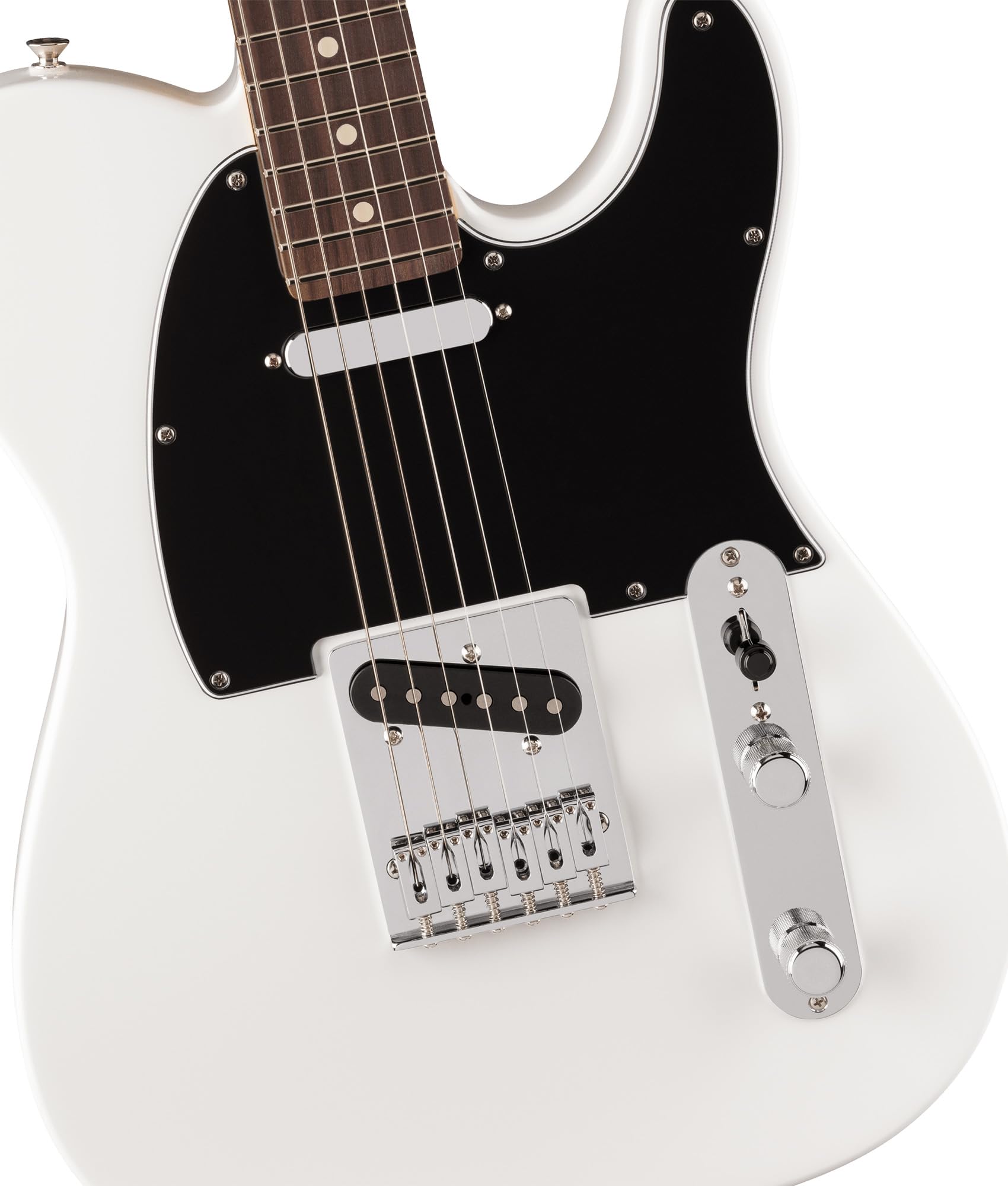 Fender Player II Telecaster - Polar White Bundle with Gig Bag, Strap, Cable, 3-Pack Picks and Guitar Cleaning Kit