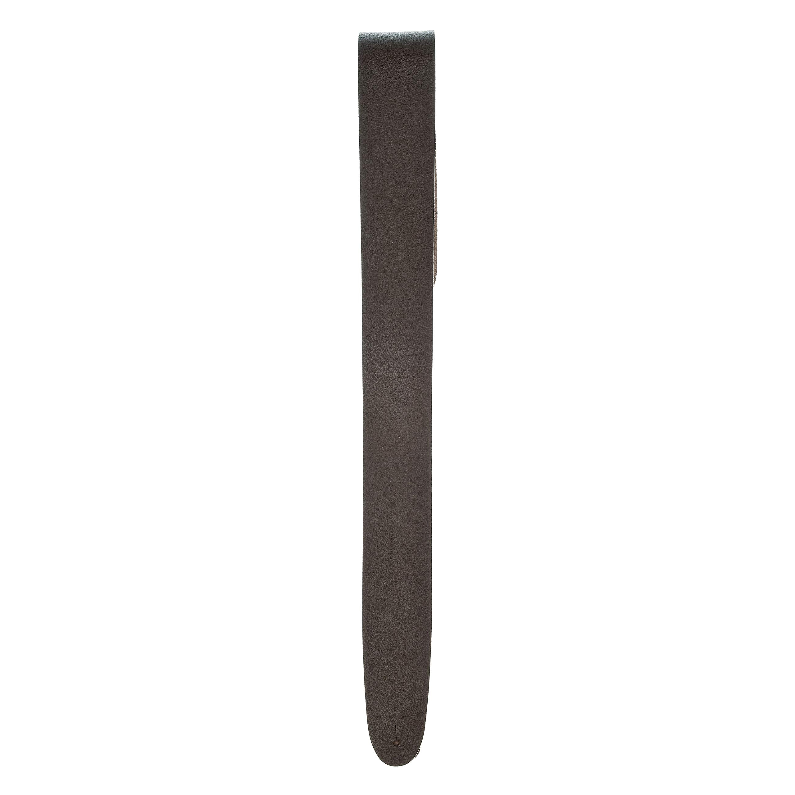 Planet Waves 25BL01 Basic Classic Leather Guitar Strap, Brown